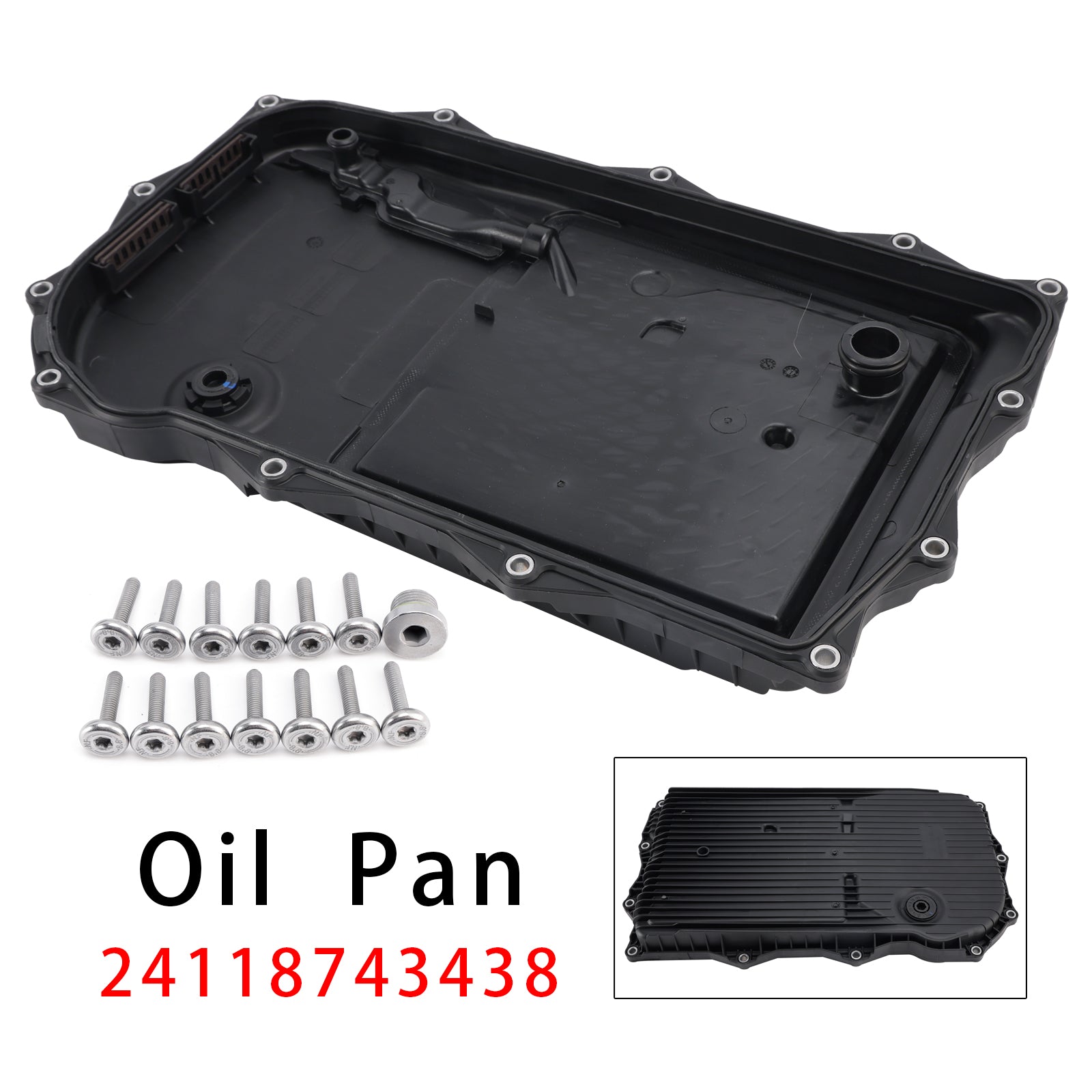 Automatic Transmission Oil Pan 24118743438 For BMW
