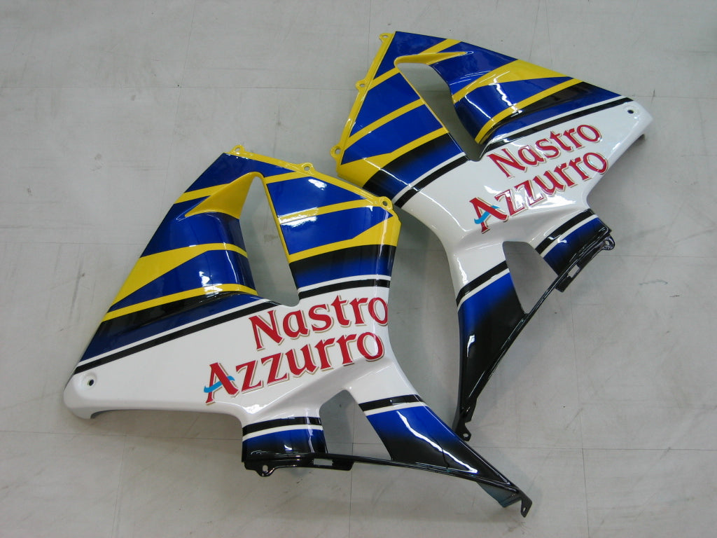 2005-2006 Honda CBR 600 RR Yellow No.46 Azzurro Racing Fairings Generic