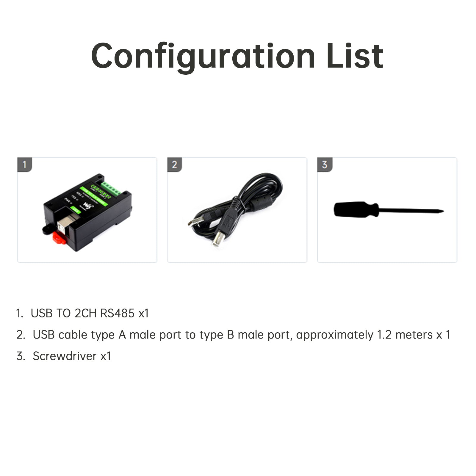 Installation de rail de convertisseur de port série USB vers RS485 à 2 voies isolé industriel