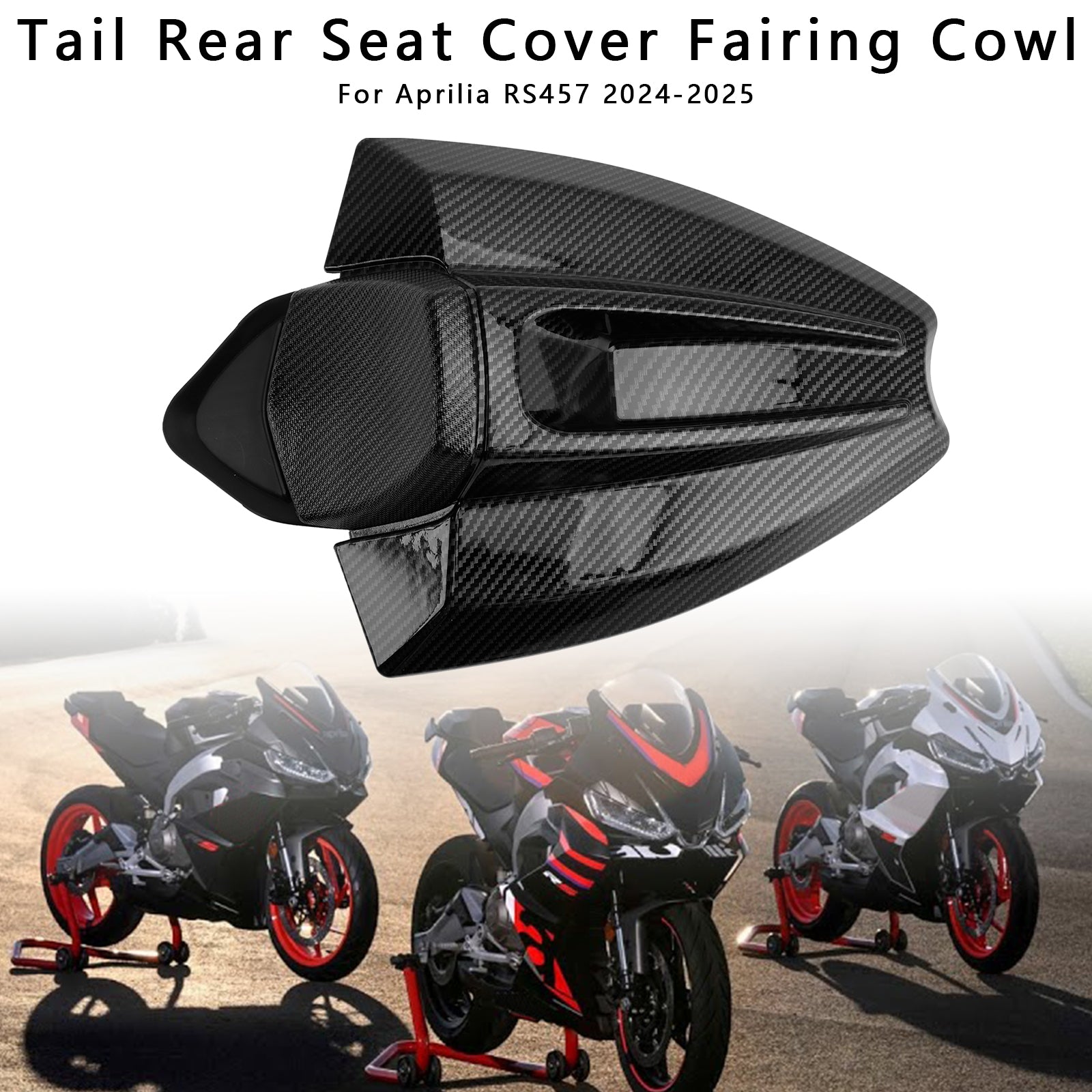 2024-2025 Aprilia Rs 457 Hale baksete deksel Fairing Cowl