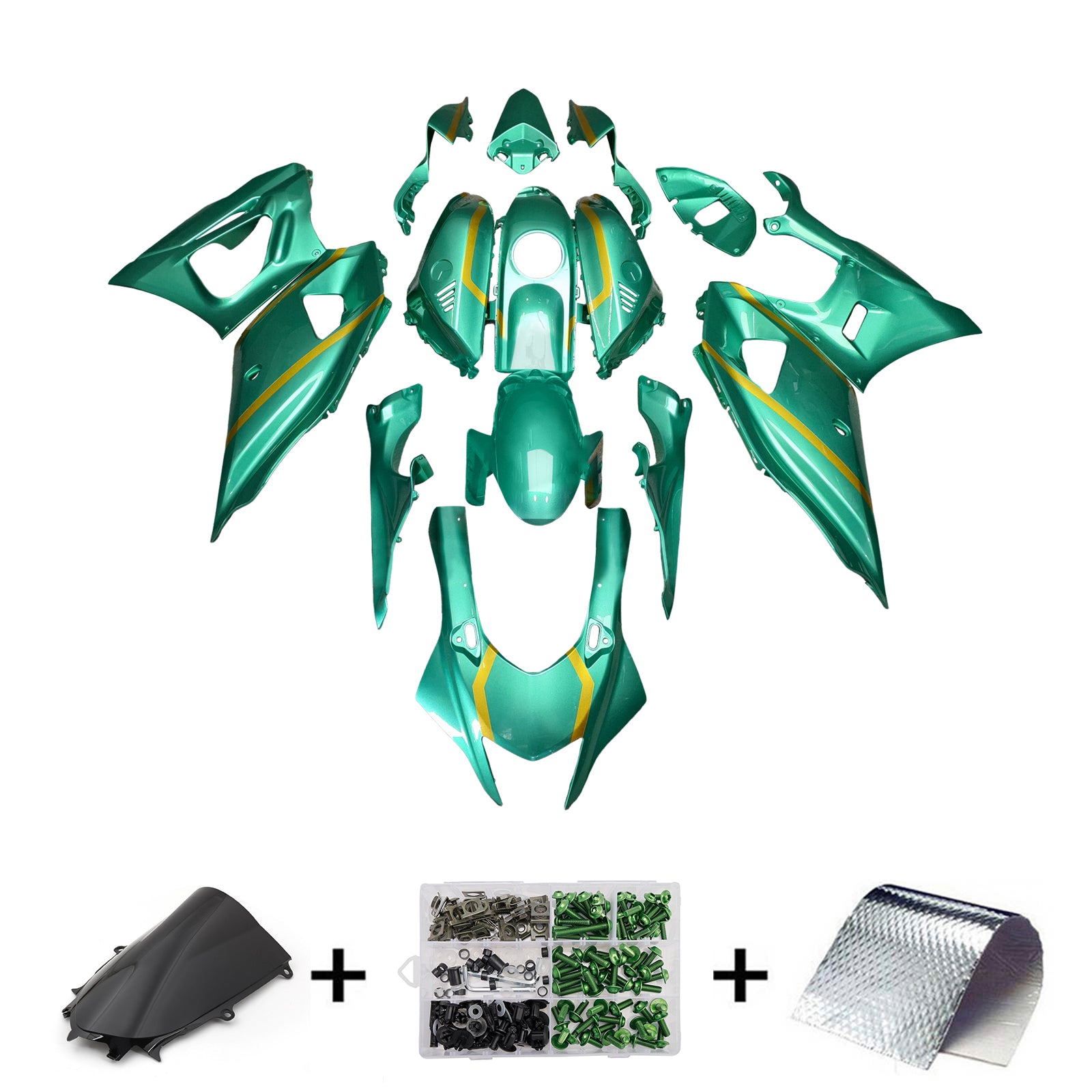 Injectiekuipset carrosserie kunststof ABS geschikt voor Yamaha YZF-R7 2021-2025