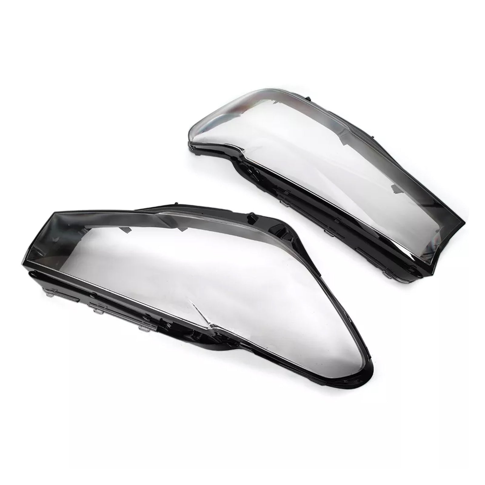 2PCS Headlight Headlamp Lens Cover Shell For BMW 5 SERIES G30 G38 2020-2022