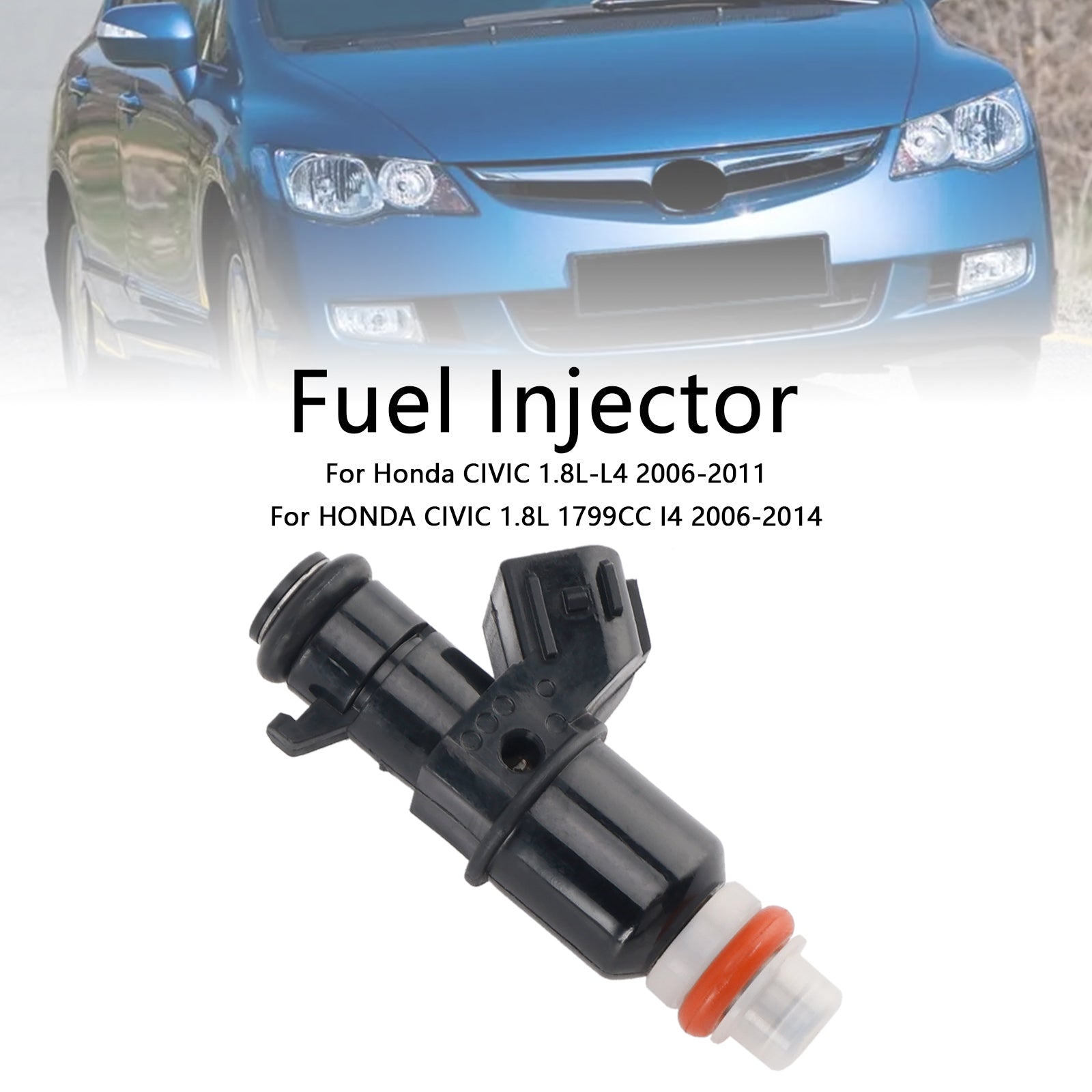 1pcs injecteur de carburant 16450-PWC-J01 Fit Honda Civic 1.8L 2006-2014 MP4274