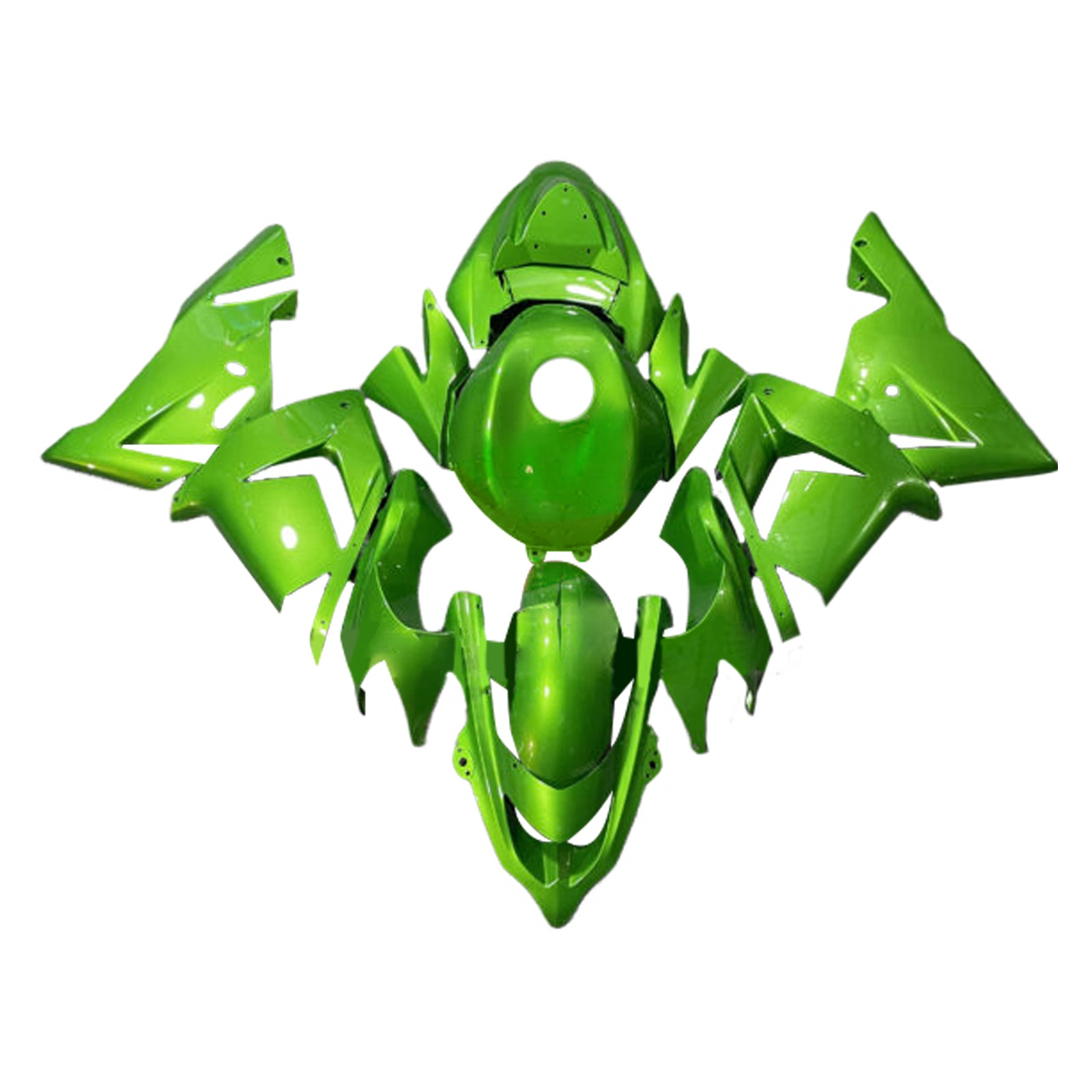 Injectiekuipset carrosserie kunststof ABS geschikt voor Kawasaki ZX10R 2004-2005