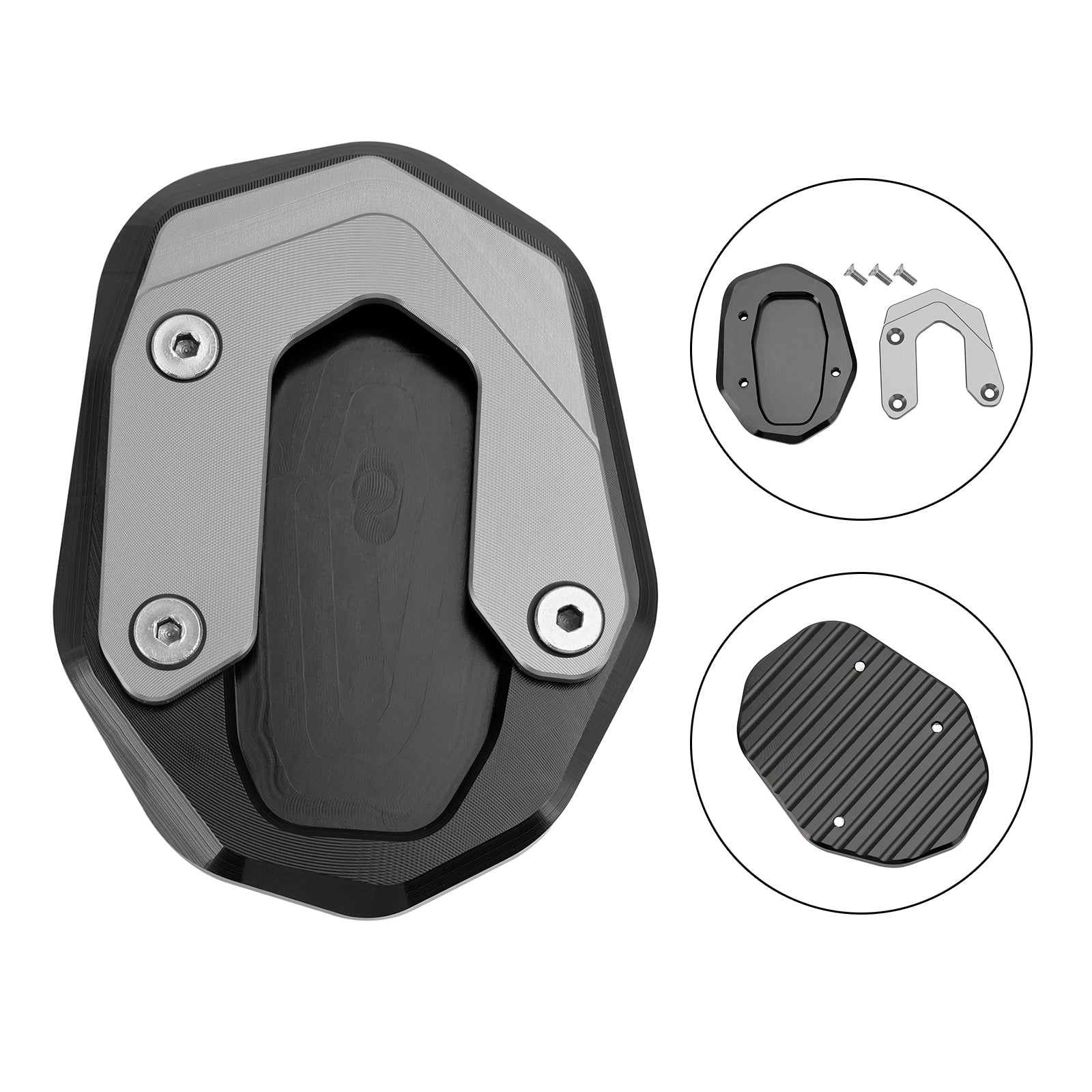 Kickstand Enlarge Plate Pad fit for Ducati Scrambler 400/800/1100 2015-2020