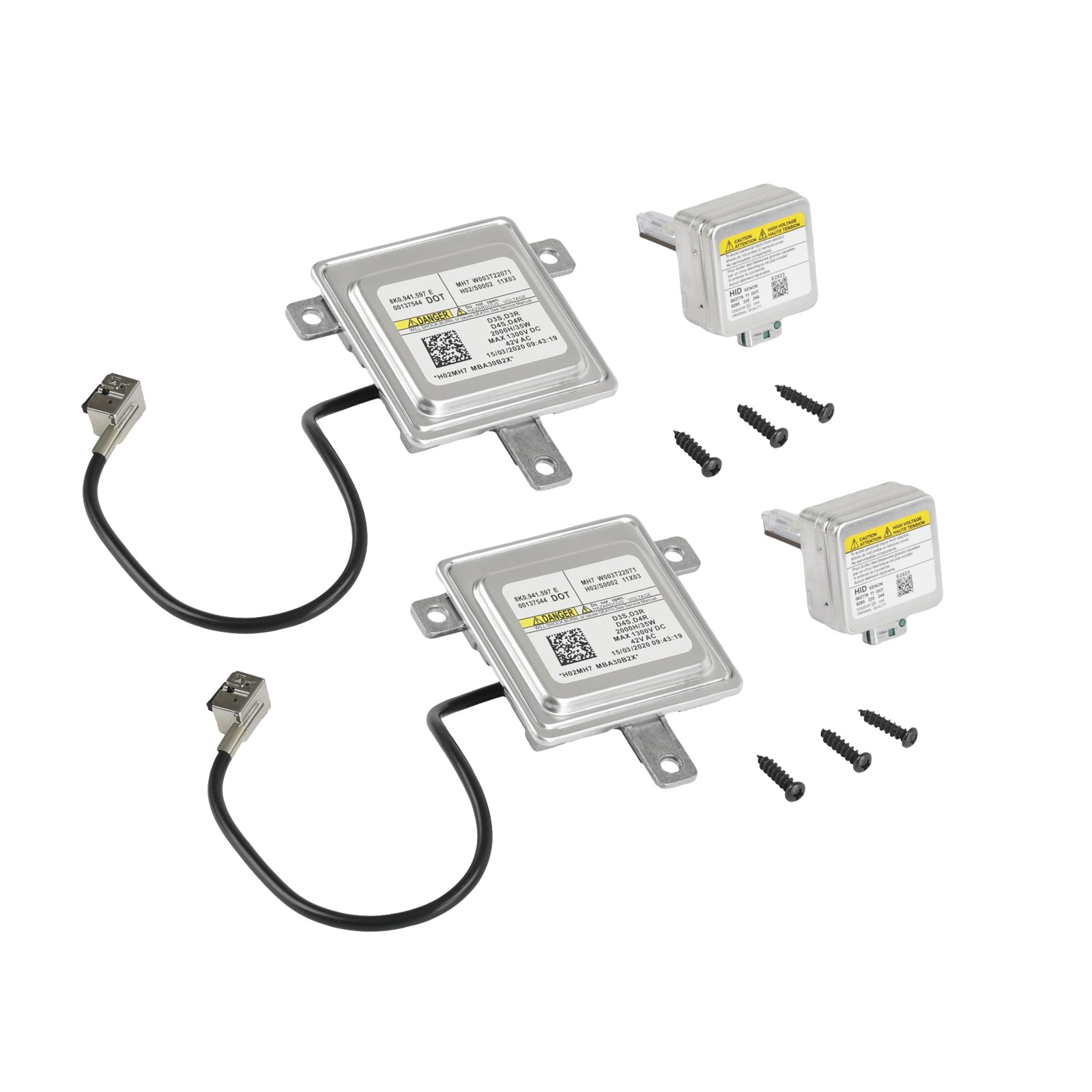 2013-2017 Volkswagen CC Ballast xénon et ampoule D3S Module d'unité de commande de lumière HID 8K0941597E