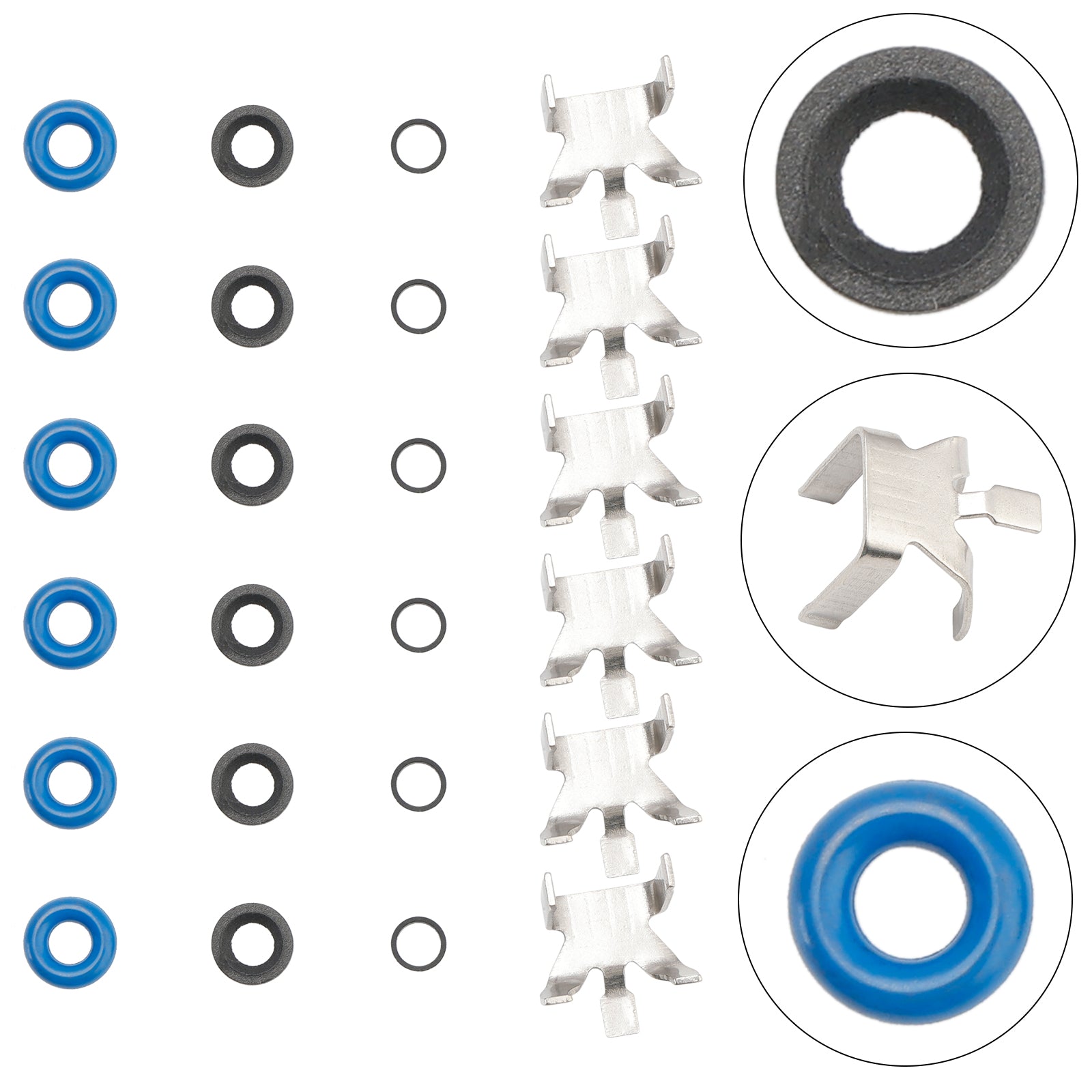 2011-2016 Ford F150 3.5L Turbo EcoBoost 6PCS Brandstofinjector Reparatieafdichtingsset