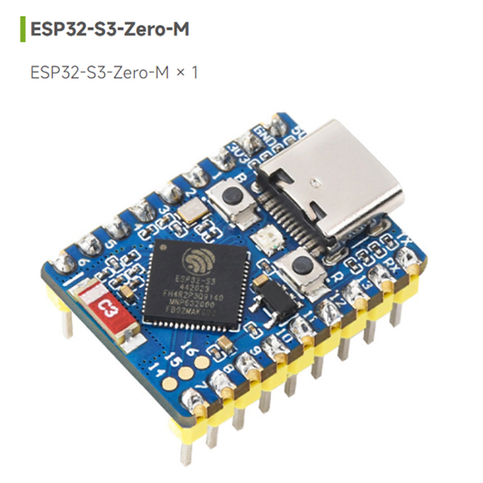 ESP32-S3 ontwikkelingsbord S3FH4R2 Dual-Core processor 240MHz Werkfrequentie