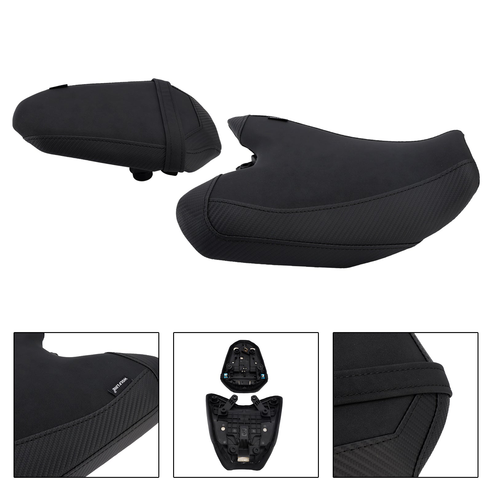 Front&Rear Raider Passenger Cushion Kit For Yamaha Mt-07 2025-2026 689Cc