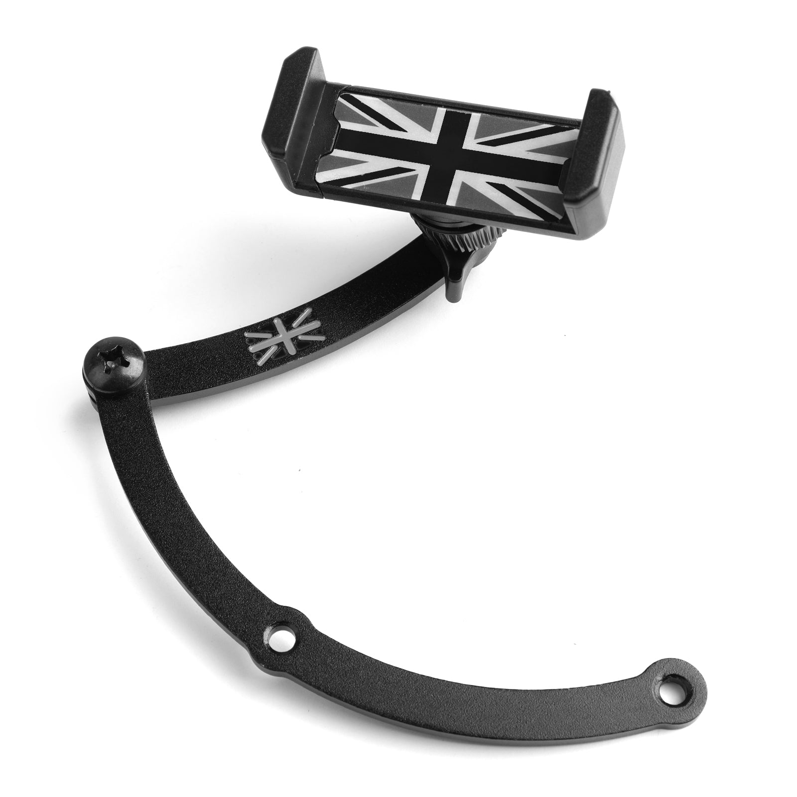 Union Jack Car Cell Phone Mount Folding Holder For Mini Cooper R55/56/57/60/61 A