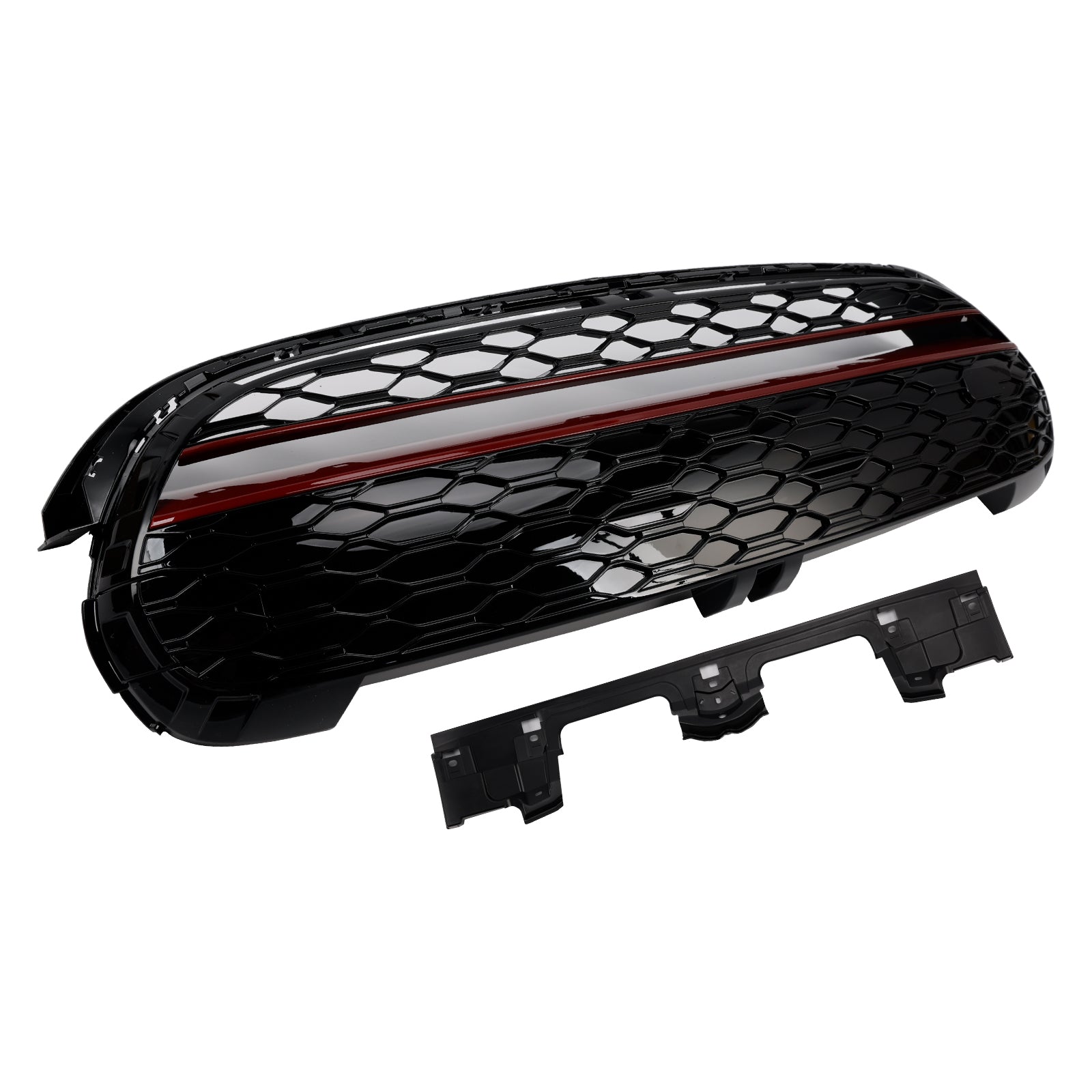 2015 Mini F57 2 portes convertibles Cooper S, Cooper SD GP Gloss Black Red Trim Front Grille
