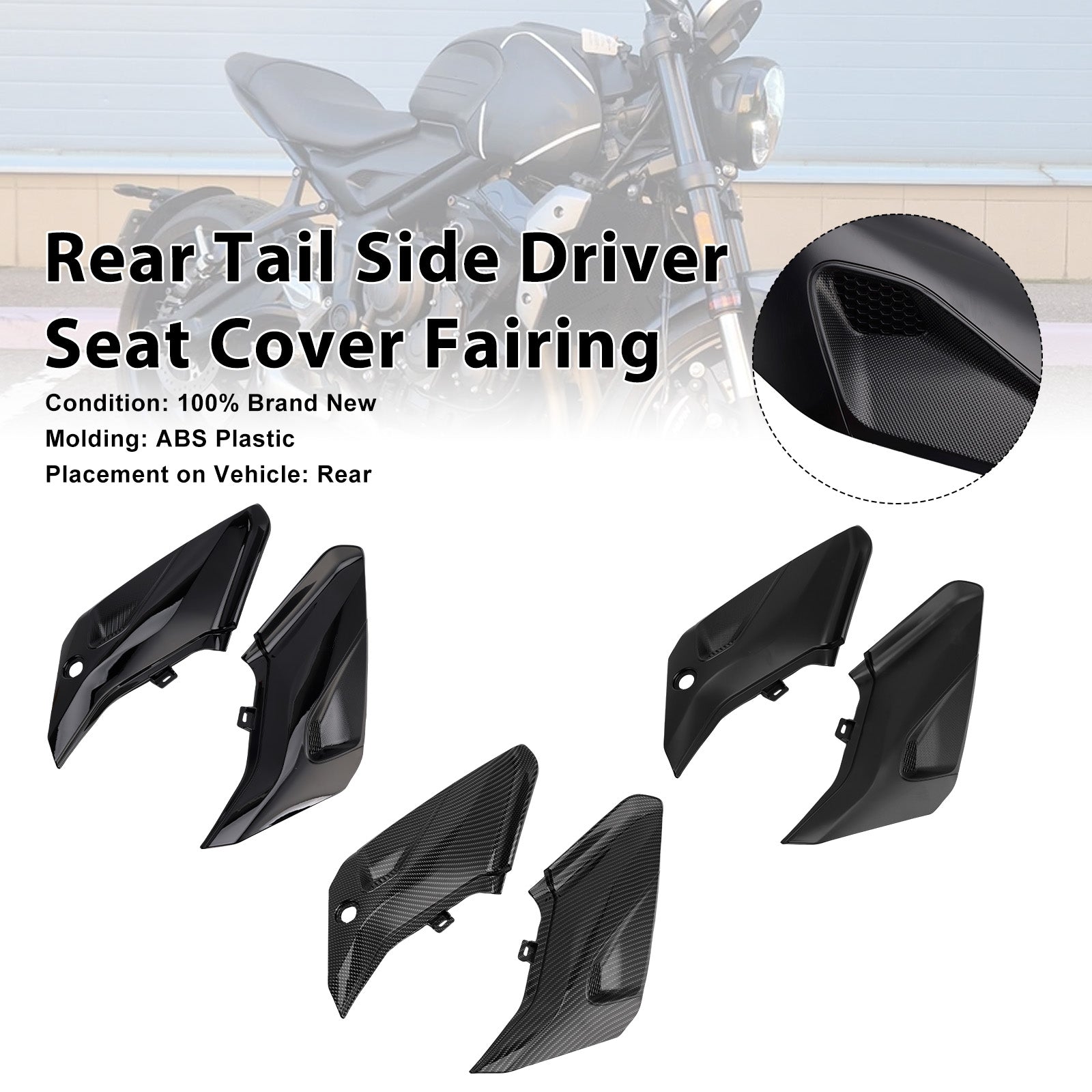 Side Seat Panel Fairing Cowl For Trident 660 2022-2026