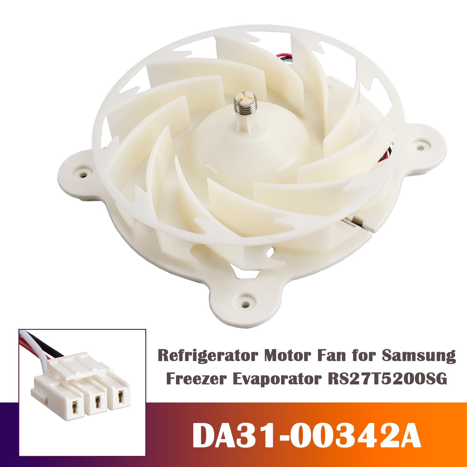 DA31-00342A MOTOR DO MOTOR DO GETO para Samsung Freezer Evaporator RS27T5200SG