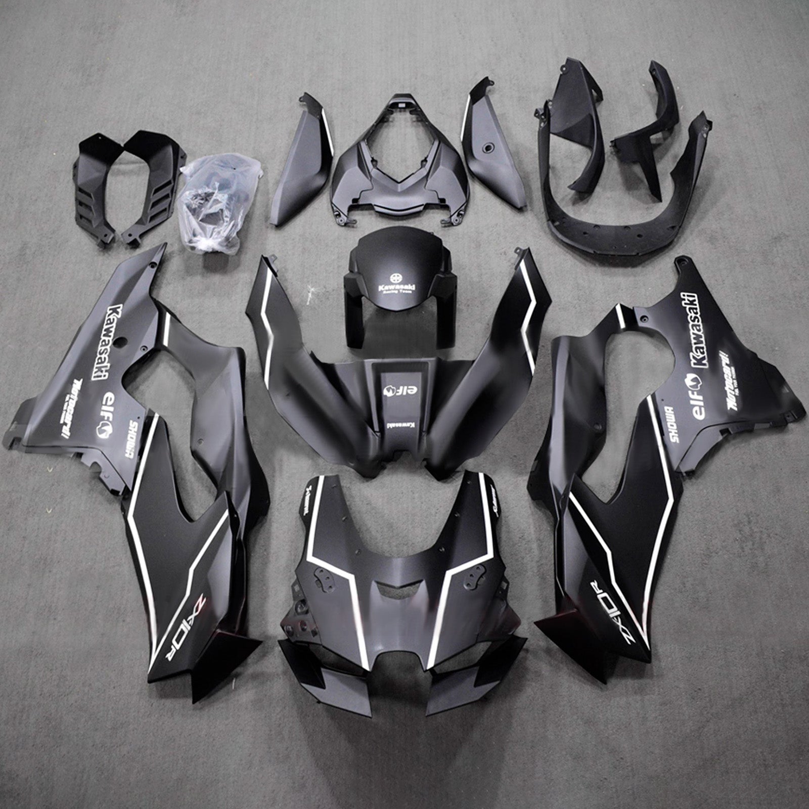 Kit carenatura iniezione Carrozzeria ABS adatto per Kawasaki ZX-10R ZX-10RR 2021-2025