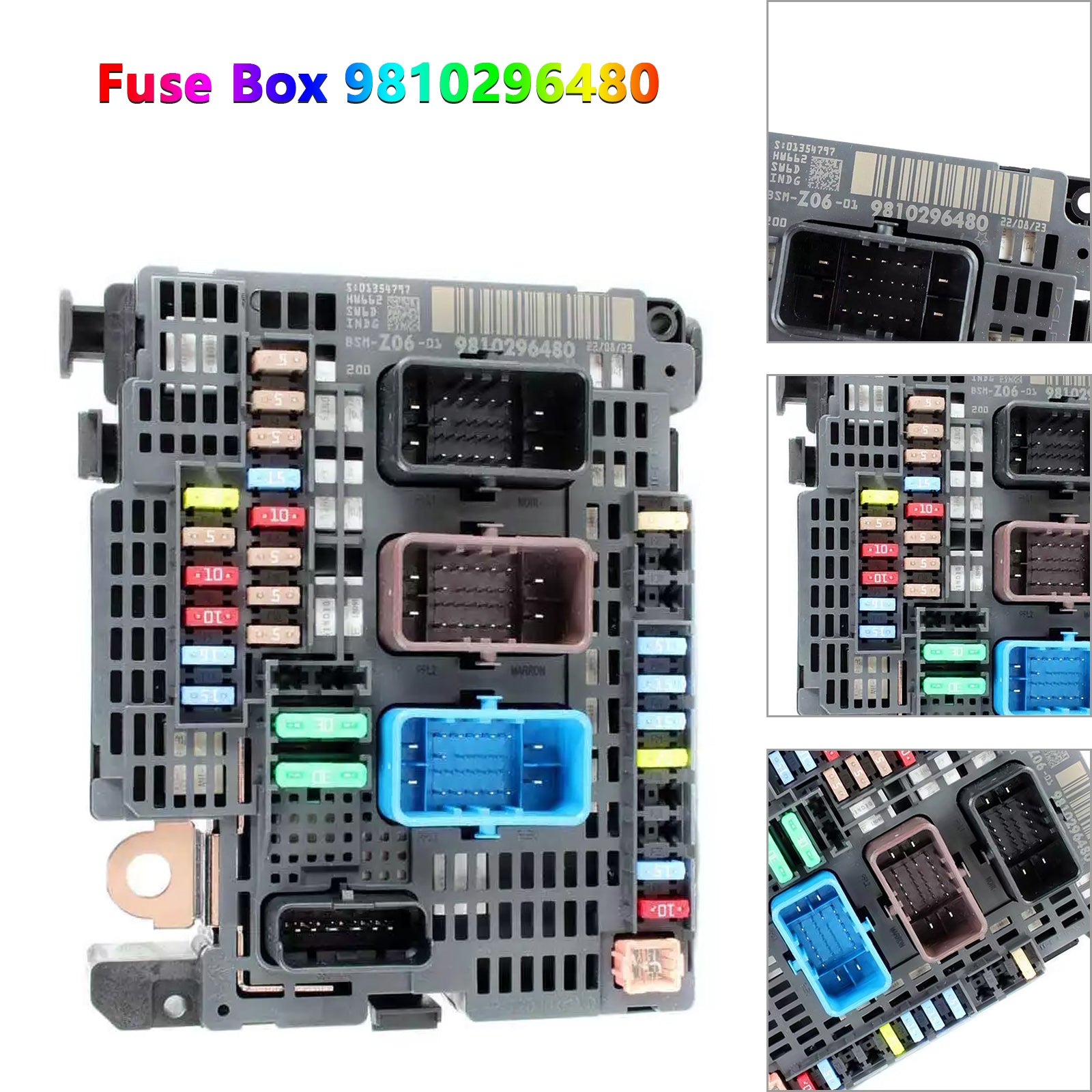 Fuse Box Module BSM 9810296480 For Peugeot 508 10-18 Citroen DS5 11-15