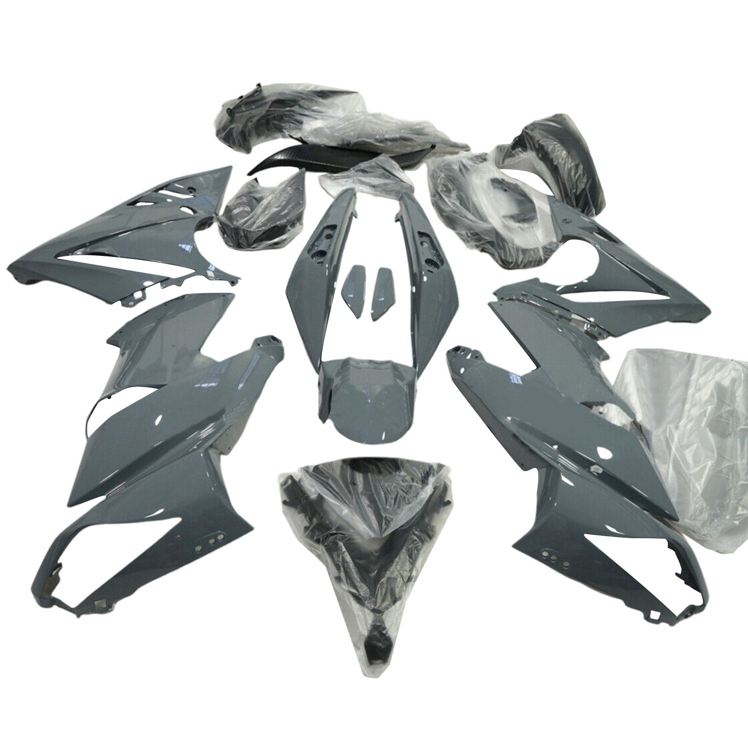 2009-2011 Kawasaki Ninja 650 ER-6F EX650 Injection Fairing Kit Plastic