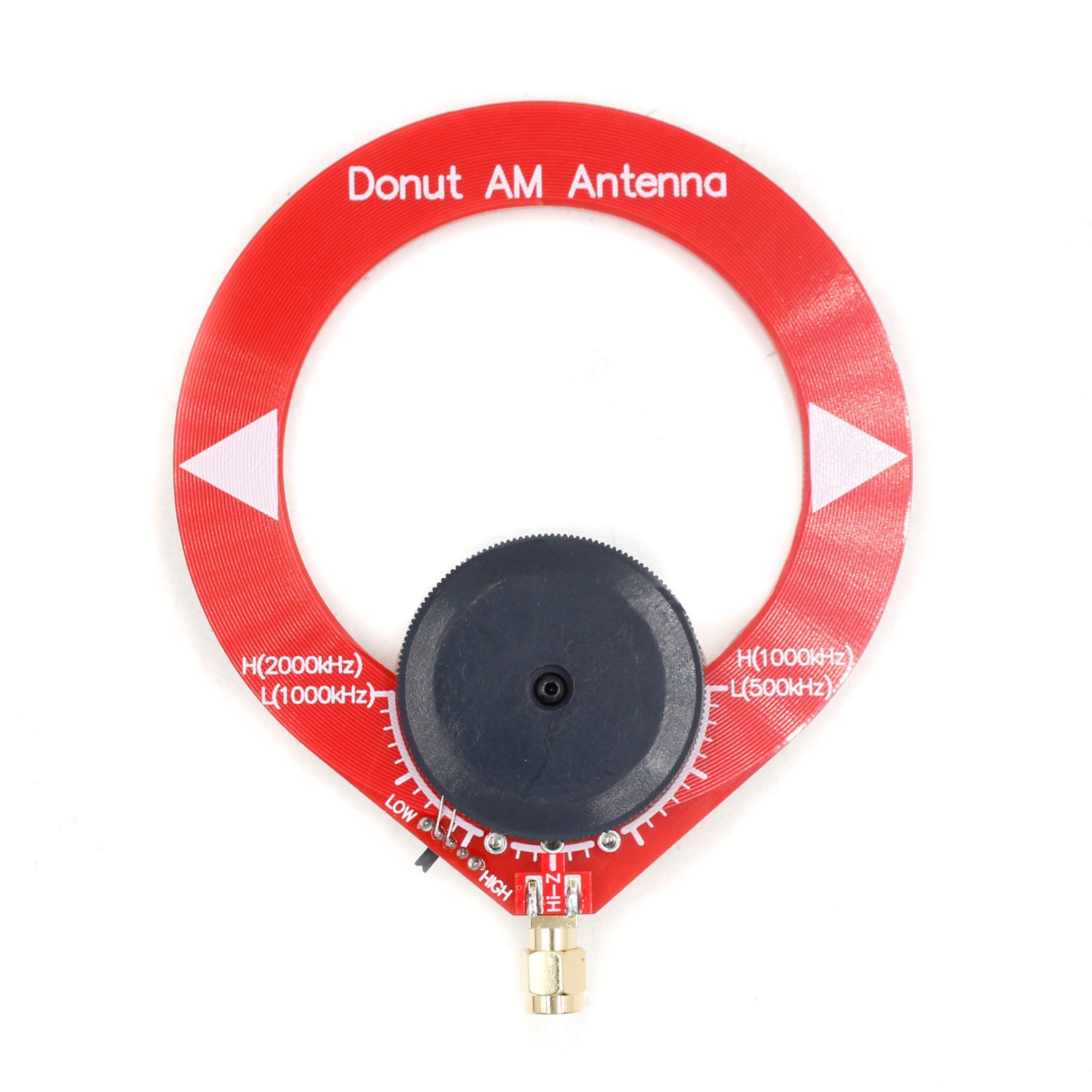 Donut Red AM MW Middle Wave Antenna Mini Loop Antenna for Malahiteam DSP DSP2