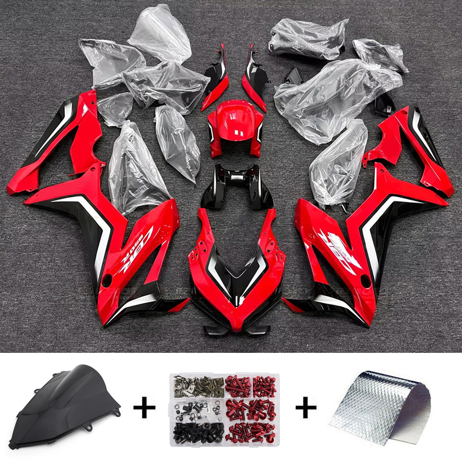 Injection Fairing Kit Bodywork Plastic ABS For Honda CBR650R 2019-2020