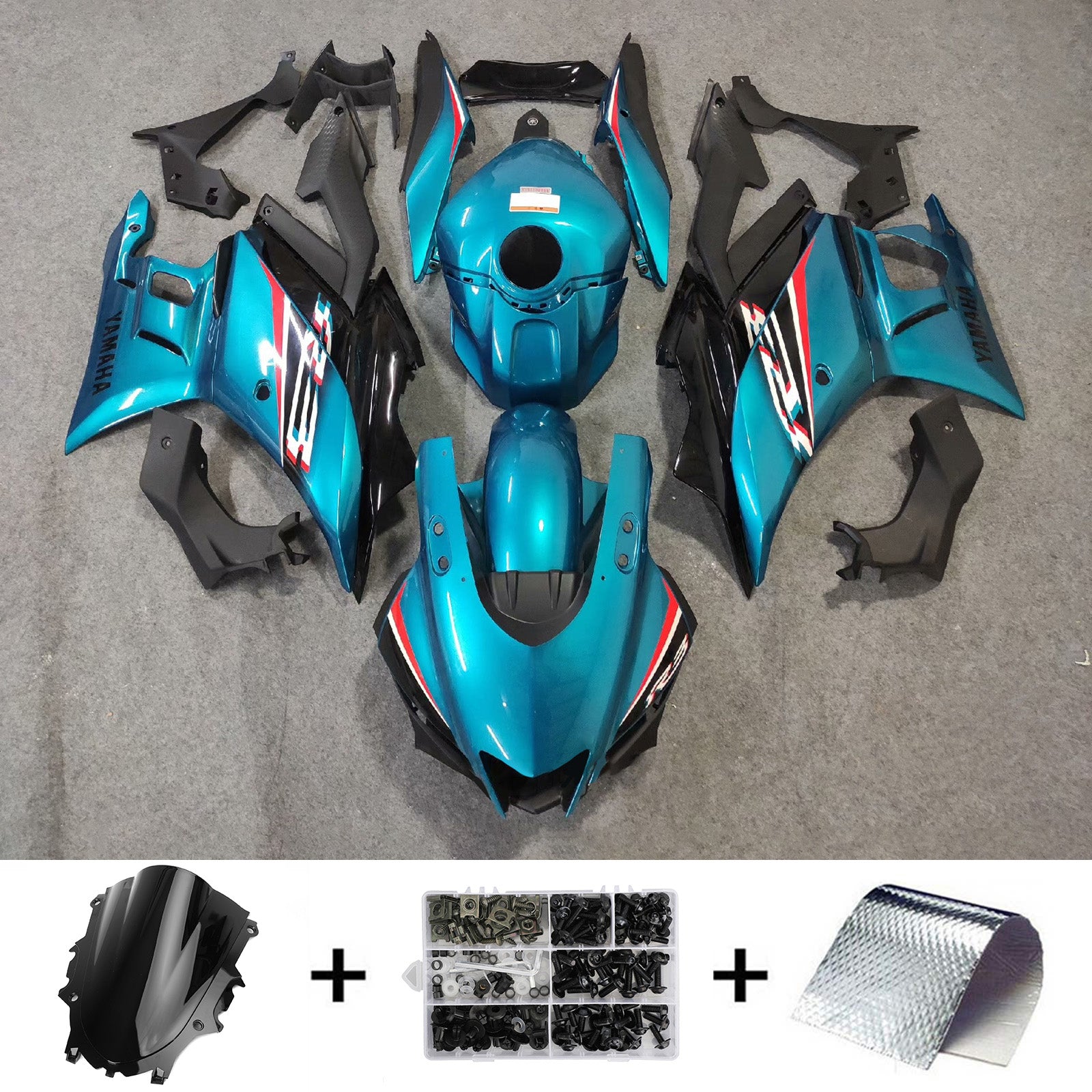 2022-2023 Yamaha YZF-R3 R25 Injection Fairing Kit Bodywork Plastic ABS