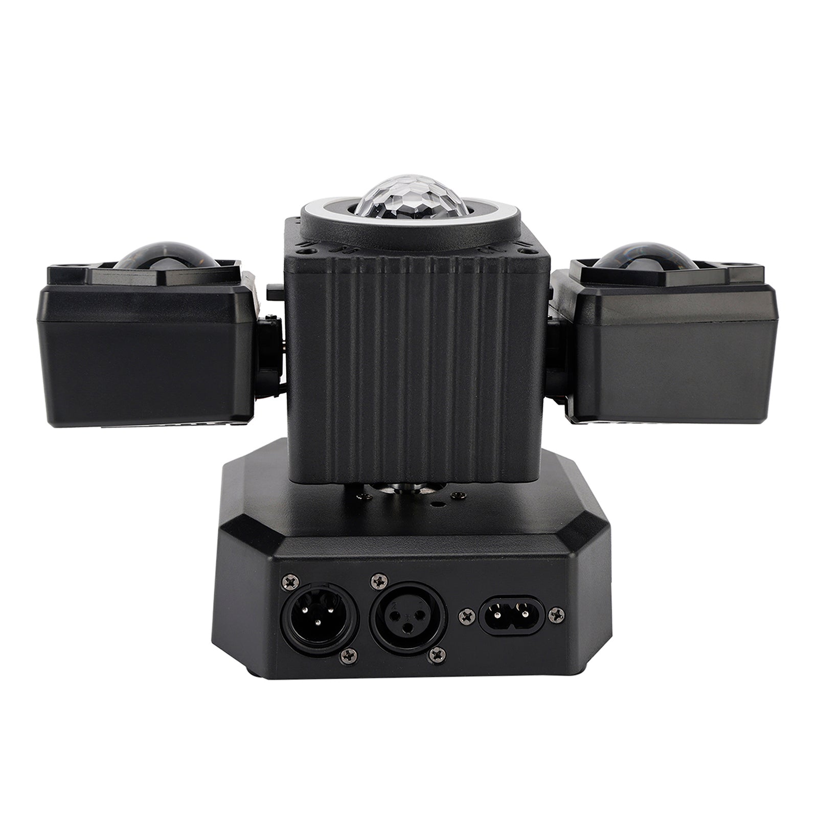 Rörligt huvudljus Roterande Disco Ball Laser Beam Strobe Remote DMX Stage Light