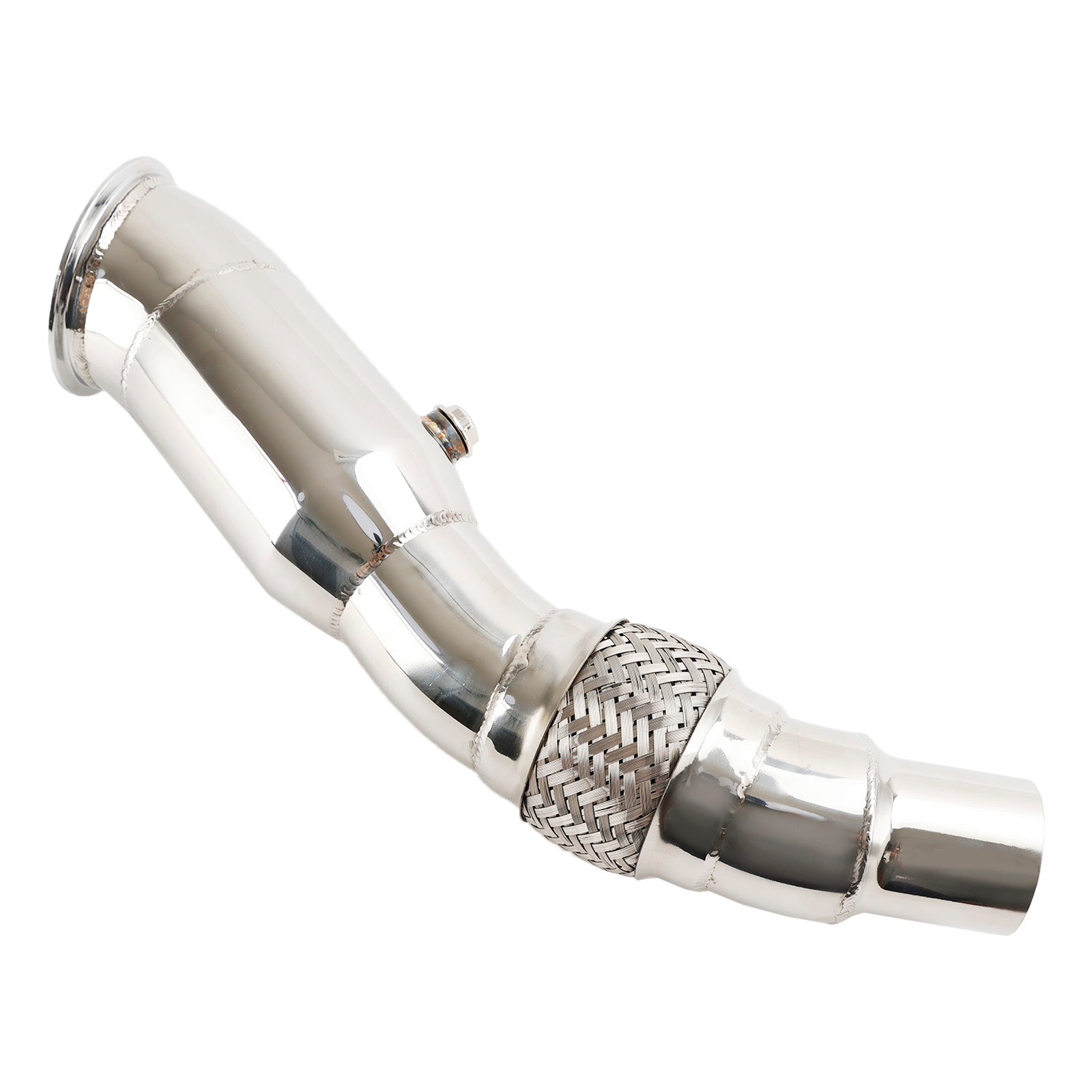 Raciing de exaustor para baixo para 2011-2017 BMW 528i N20 F10 Aço inoxidável