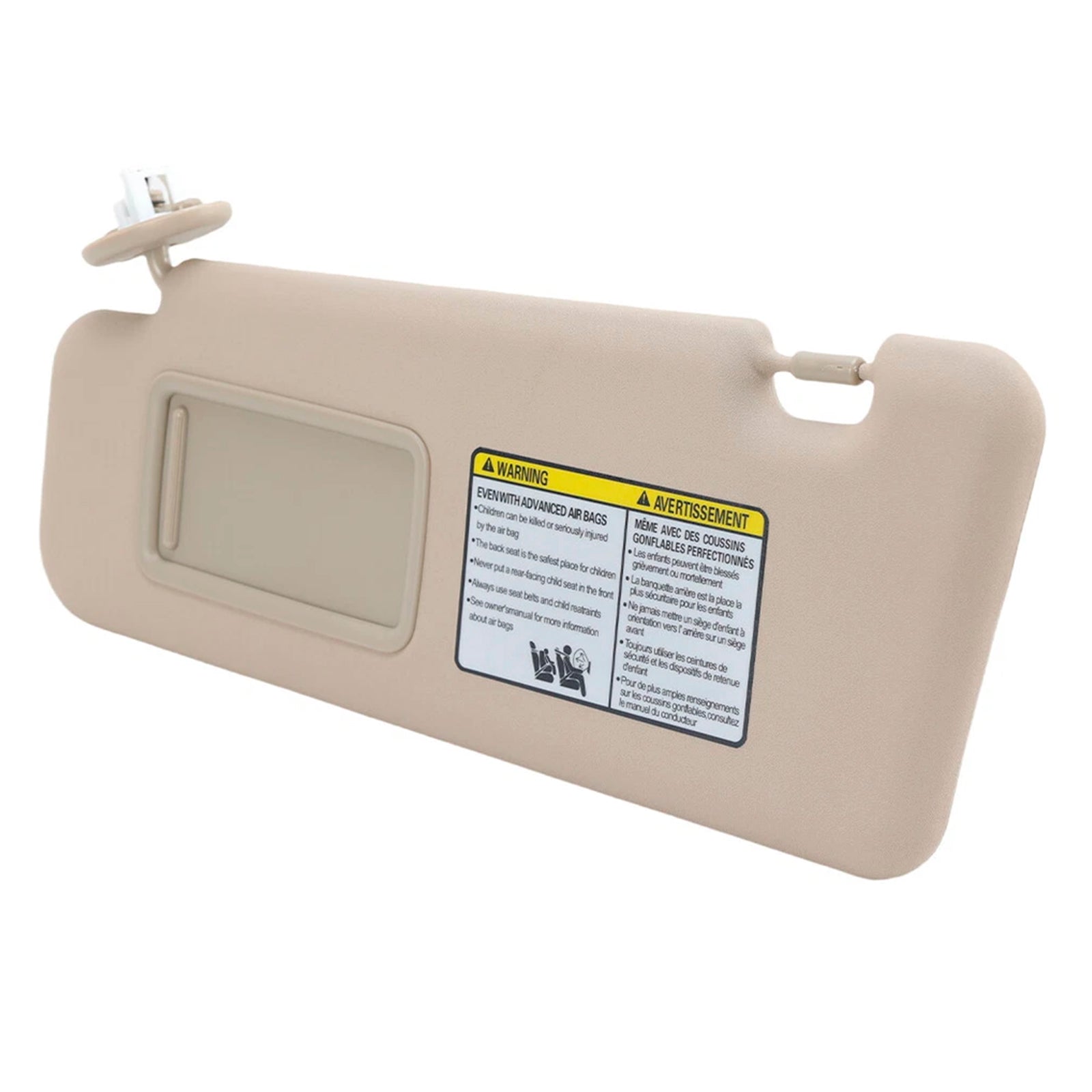 2008-2013 Toyota Highlander Beige Lado Sol Visor 74320-48500-E0