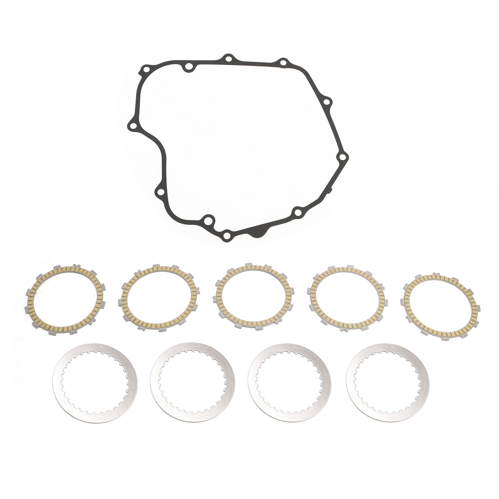 Kopplingsfriktionsplattor och packningssats för Kawasaki ER250 Z250 Ninja 250 2013-14