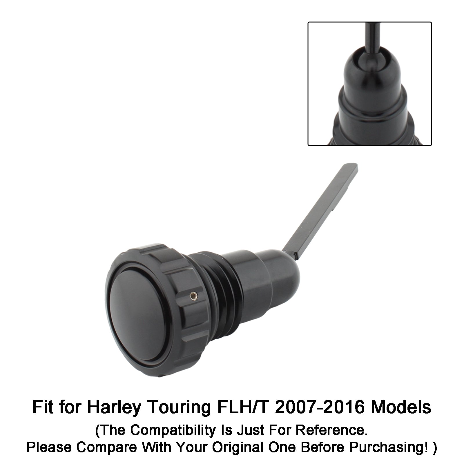 2007-2016 Harley Touring FLH/T Models Oil Dipstick Tank Cap Plug For Touring FLH/T