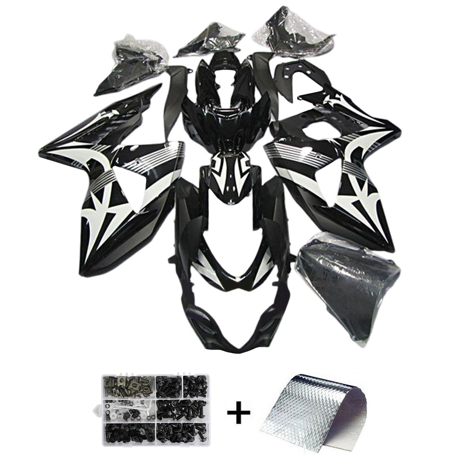 2009-2016 Suzuki GSXR1000 K9 Injection Fairing Kit Bodywork Plastic ABS