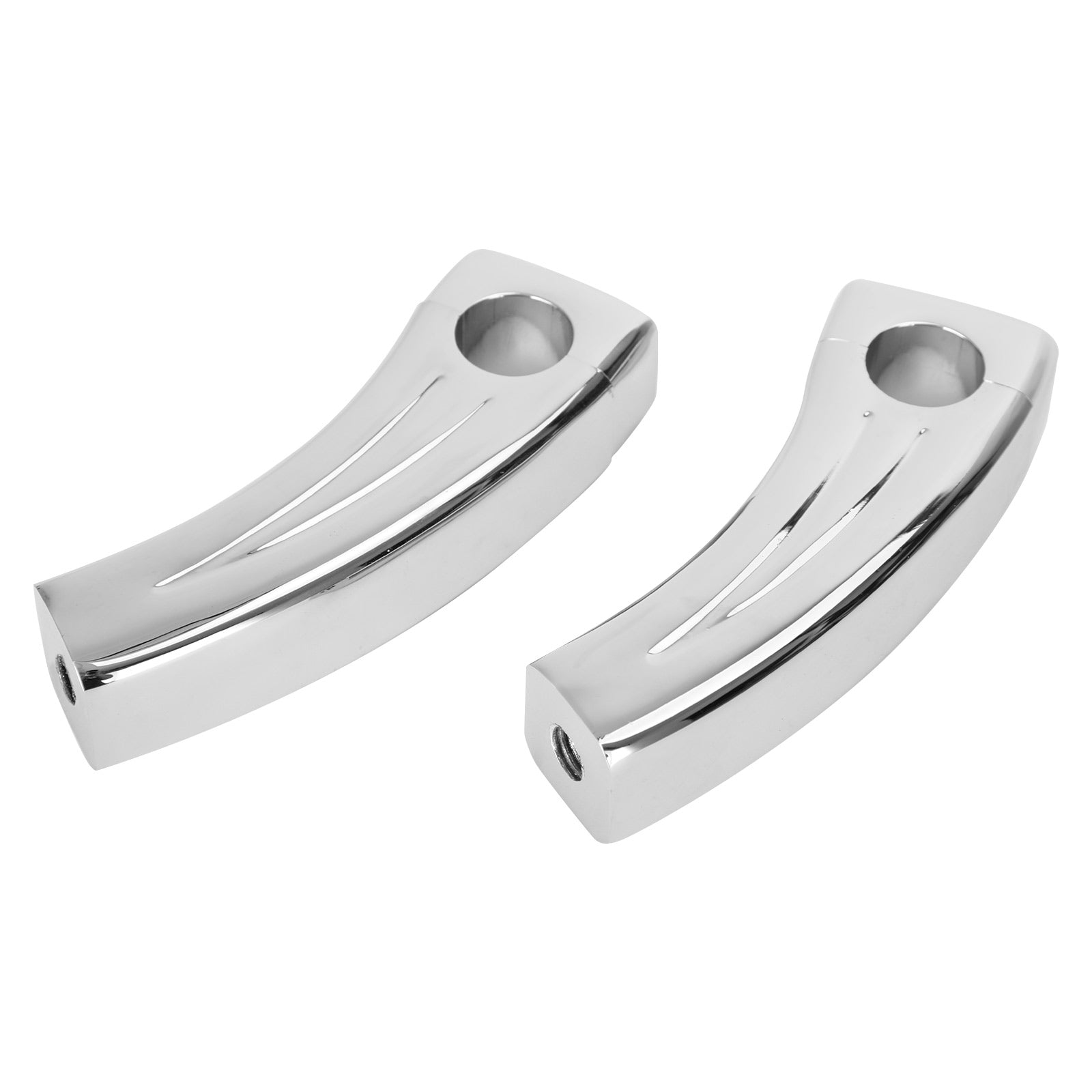 BILLET 4.5" HANDLE BAR RISERS SET 1" BARS 1.5" PULLBACK MOTORCYCLE FRONT ENDS