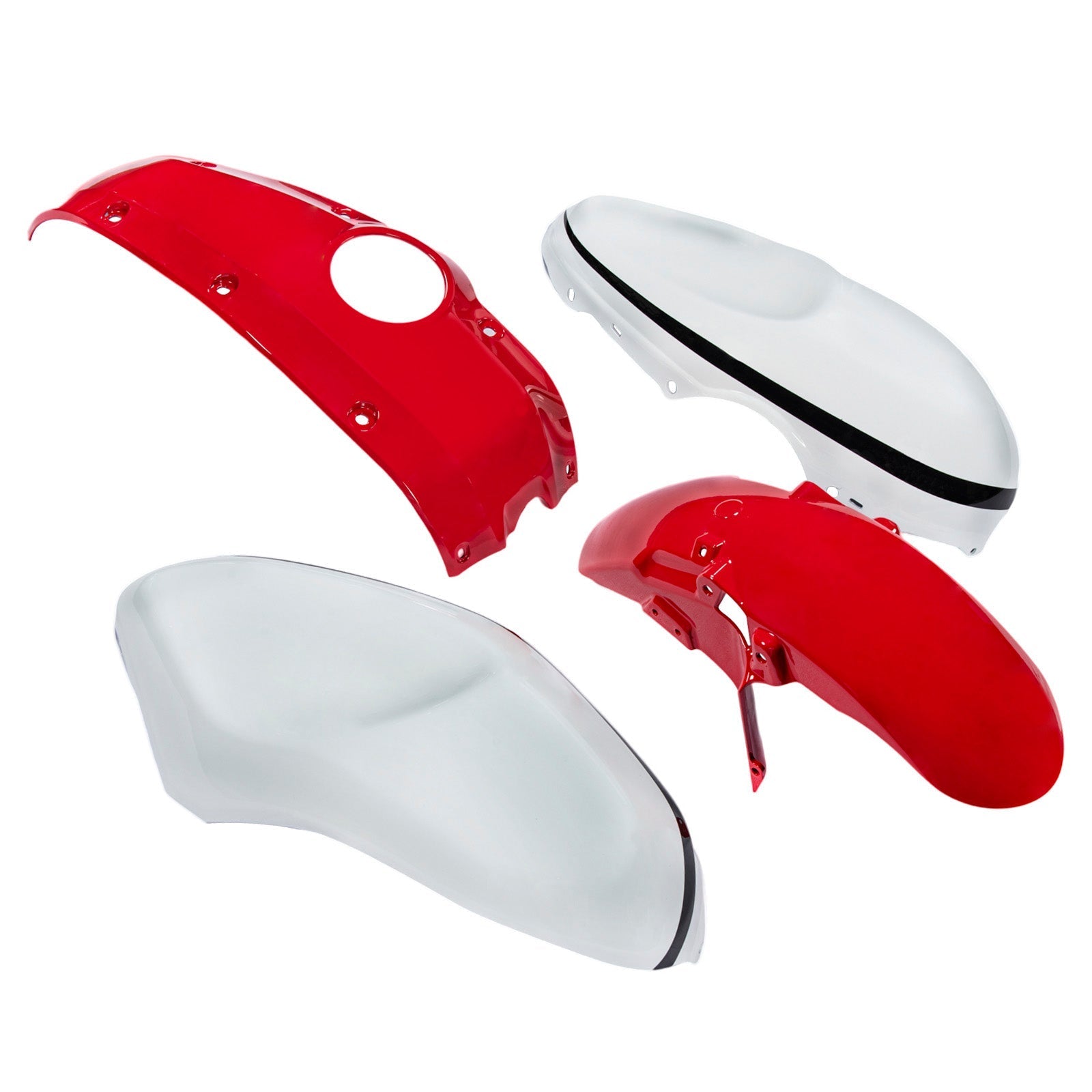 2016-2021 Yamaha XSR900 Injection ABS Kit de carénage de carrosserie en plastique 001 #