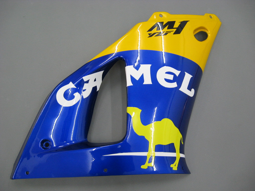 1998-1999 Yamaha YZF-R1 geelblauw nr. 46 Camel Racing stroomlijnkappen algemeen