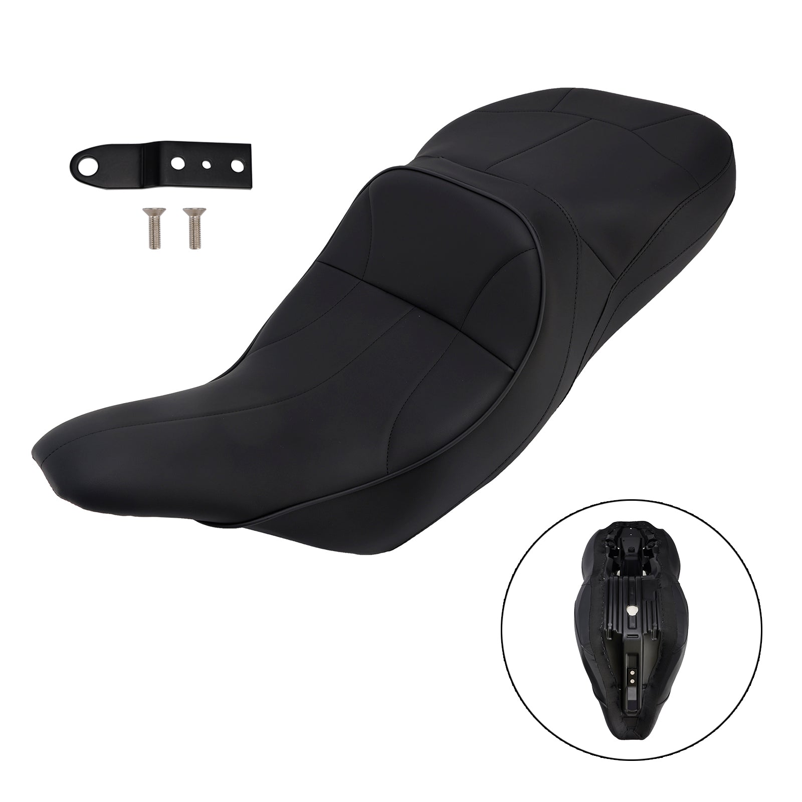 1997-2007 Touring Road King Type Complete Cushion Rider Passenger Seat