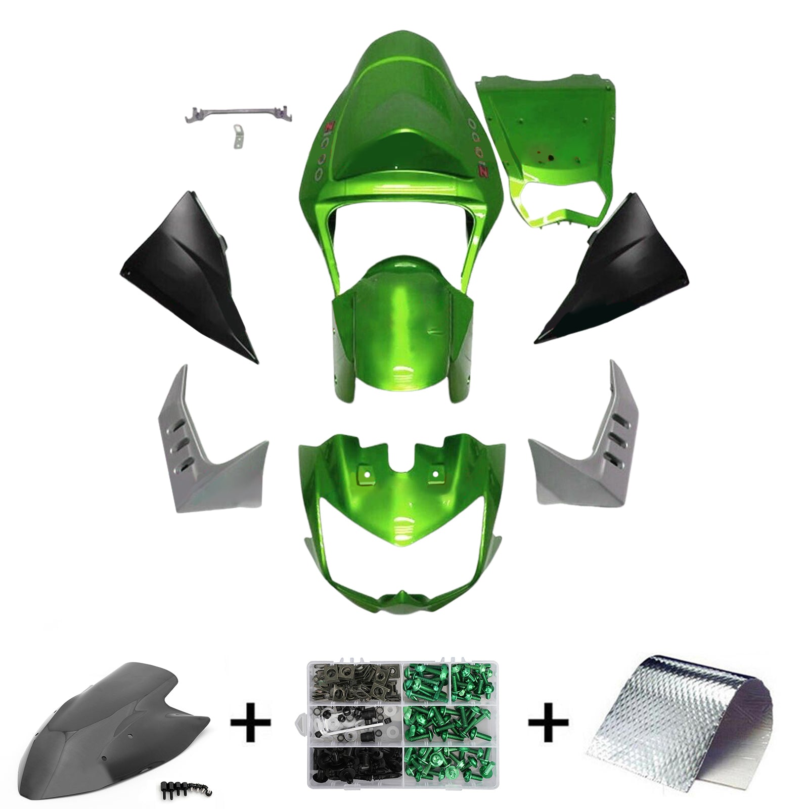 2003-2006 Kawasaki Z1000 injectiekuipset carrosserie kunststof ABS