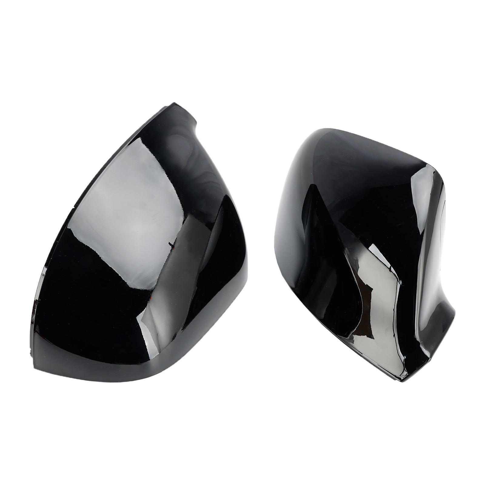 2010-2015 VW T5 Transporter Caravelle Multivan Gloss Black Wing Door Mirror Cover Caps Left+Right