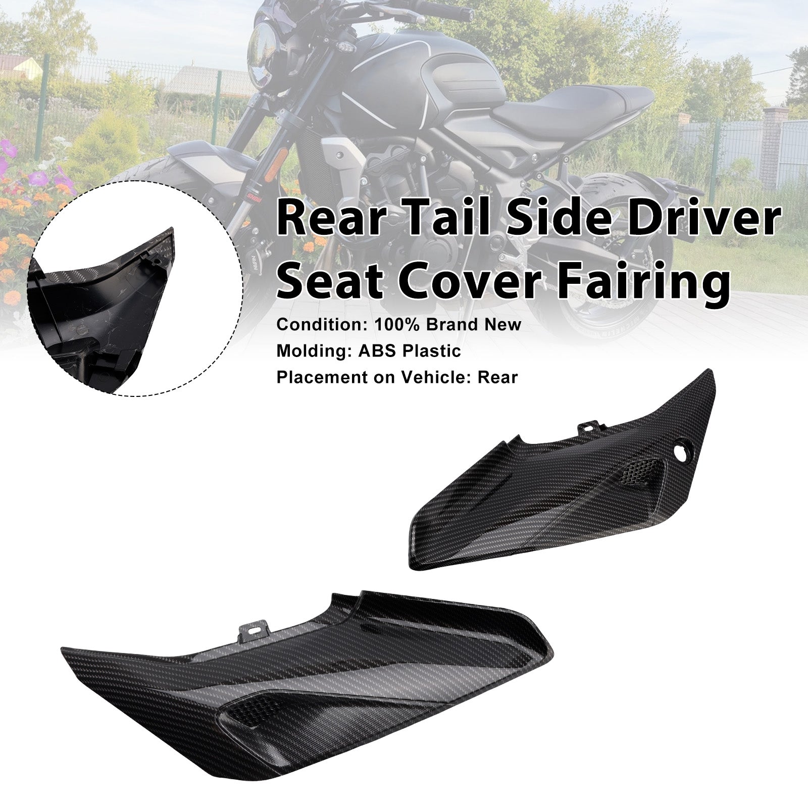 Side Seat Panel Fairing Cowl For Trident 660 2022-2026