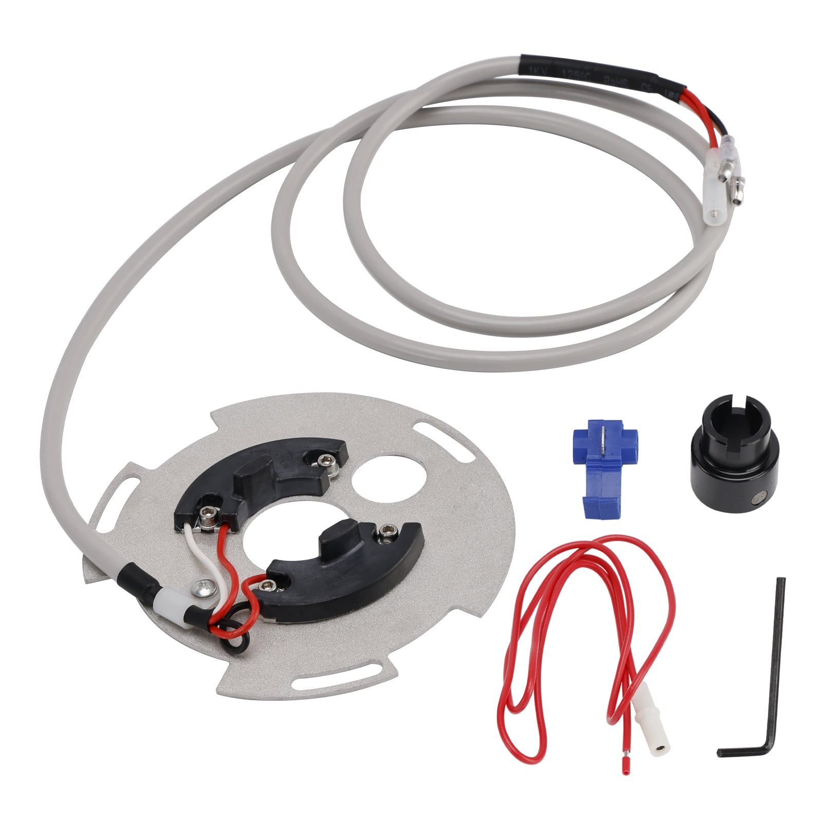 Assy de plaque de points d'allumage pour Kawasaki 73-75 Z1, 76-77 KZ900, 77-80 KZ1000