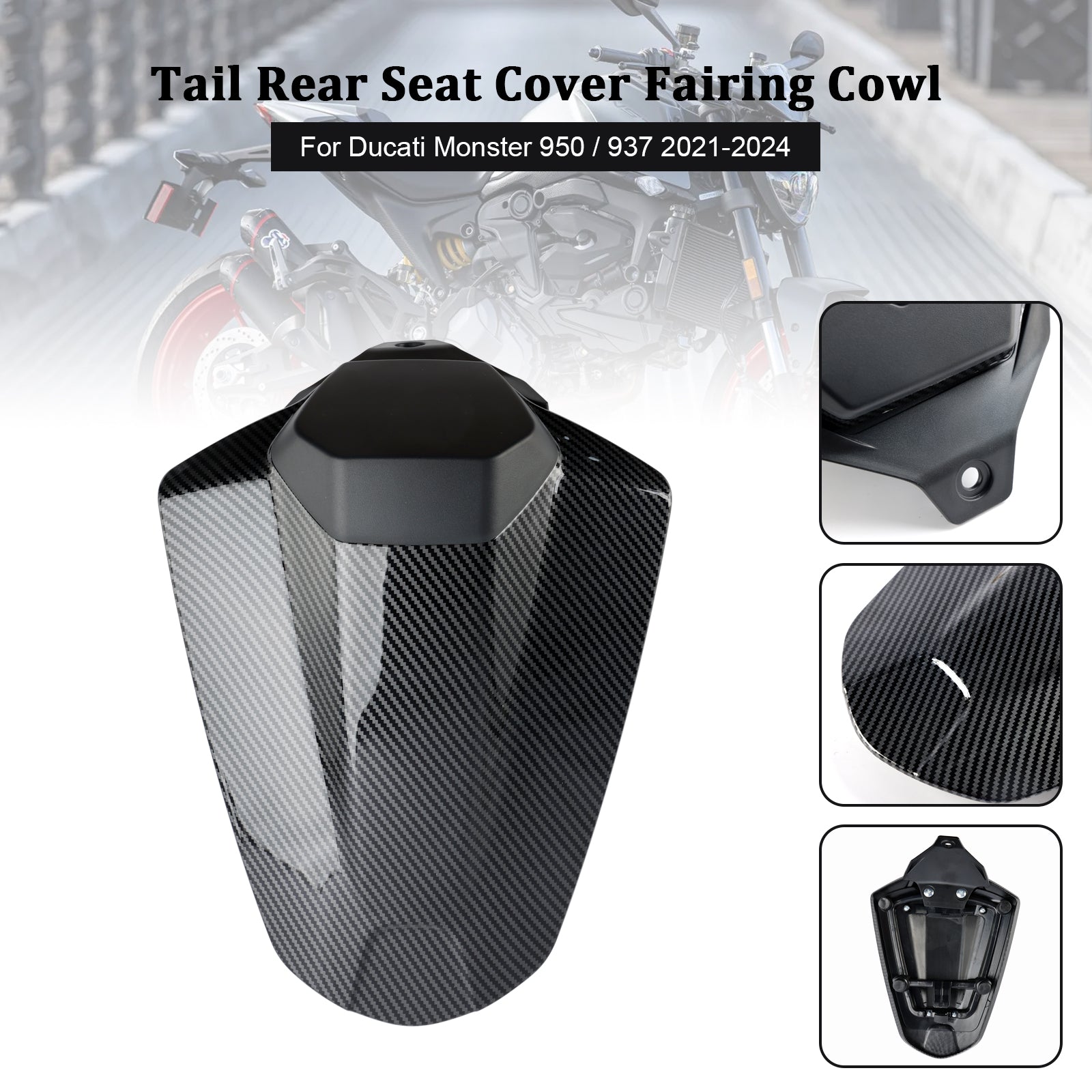 2021-2024 Ducati Monster 950 937 Tail Rear Seat Cover Fairing Cowl