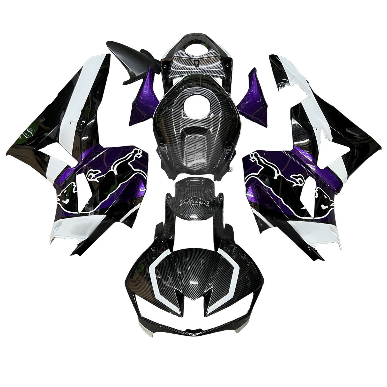 Injektionssats Kit Bodywork Plastic ABS för Honda CBR600RR 2013-2023 F5