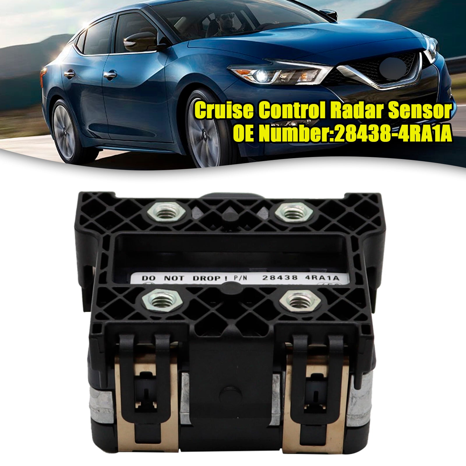 2016 2017 2018 Nissan Maxima 3.5L V6 CVT SEDAN SL Sensor de radar de control de crucero delantero 28438-4RA1A