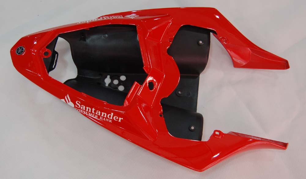 2009-2011 Yamaha YZF-R1 Red Black Santander Bank Racing Fairings Generic