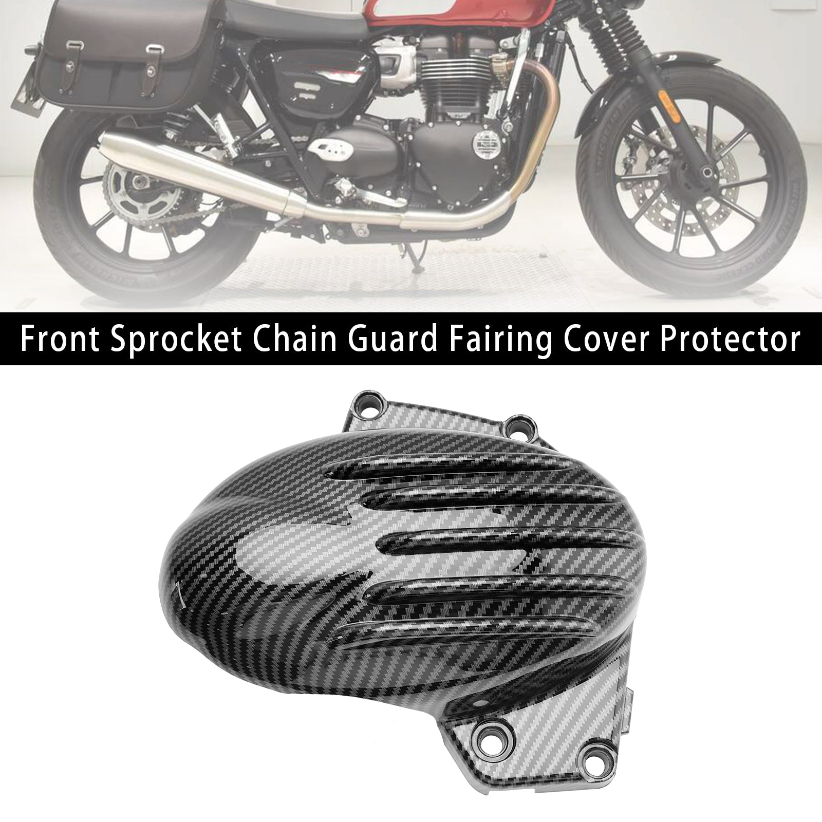 Front Sprocket Chain Guard Fairing Cover For Speed Twin 900 2023-2024