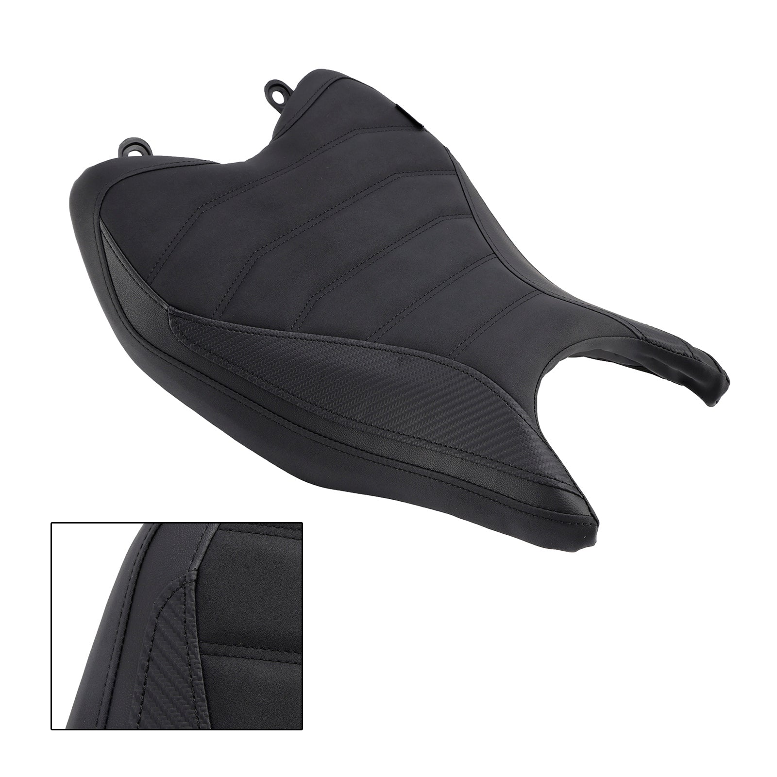 2024-2025 Triumph Daytona 660 Asiento delantero Raider Cojín del conductor Parte superior de poliuretano