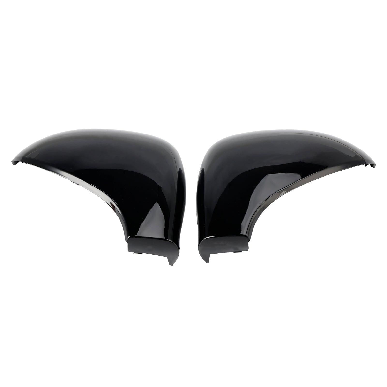 07/2006-05/2015 Peugeot 207 Hatchback Side Mirror Covers Rearview Housing Bright Black 9680194877 Generic