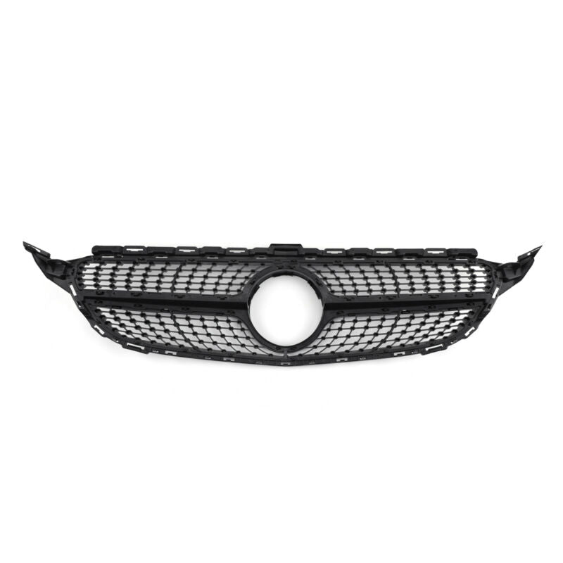 2015-2018 Benz W205 C Class C250 C300 C400 Front Diamond Grill Grille