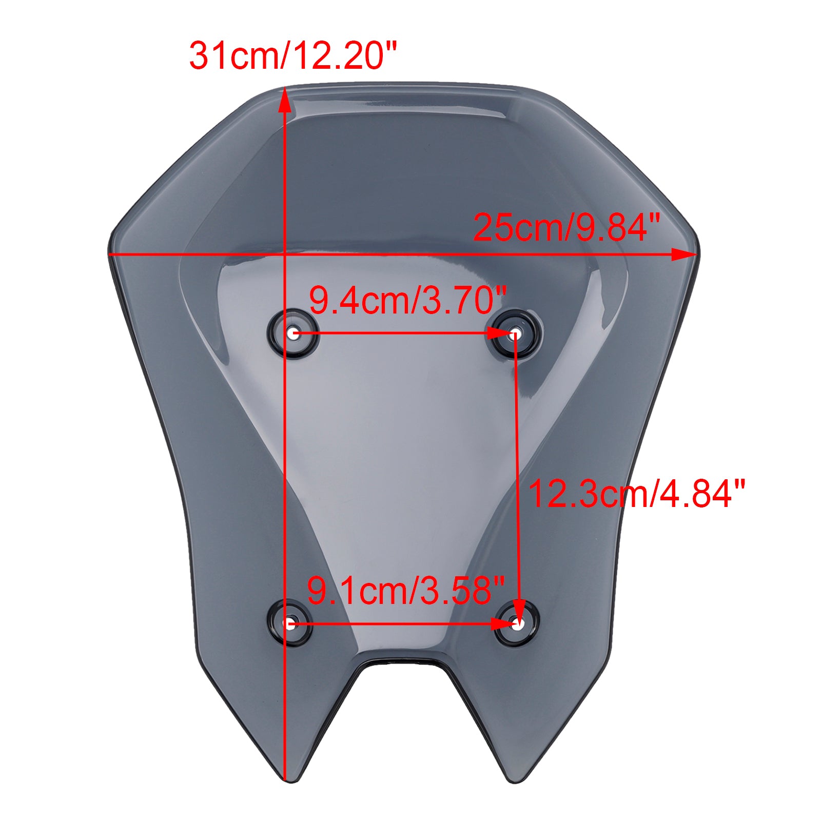 2025- KAWASAKI Z900 Pare-brise en plastique ABS