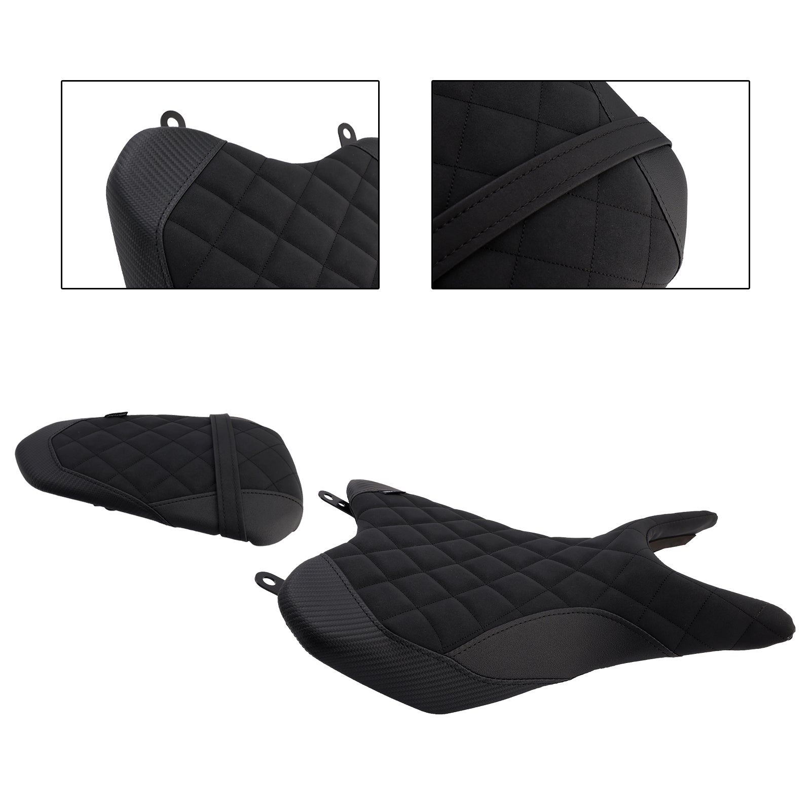 Driver&Passenger Seat Rear Cushion Black For Yamaha Yzf-R3 2025- Mt-03 2025-