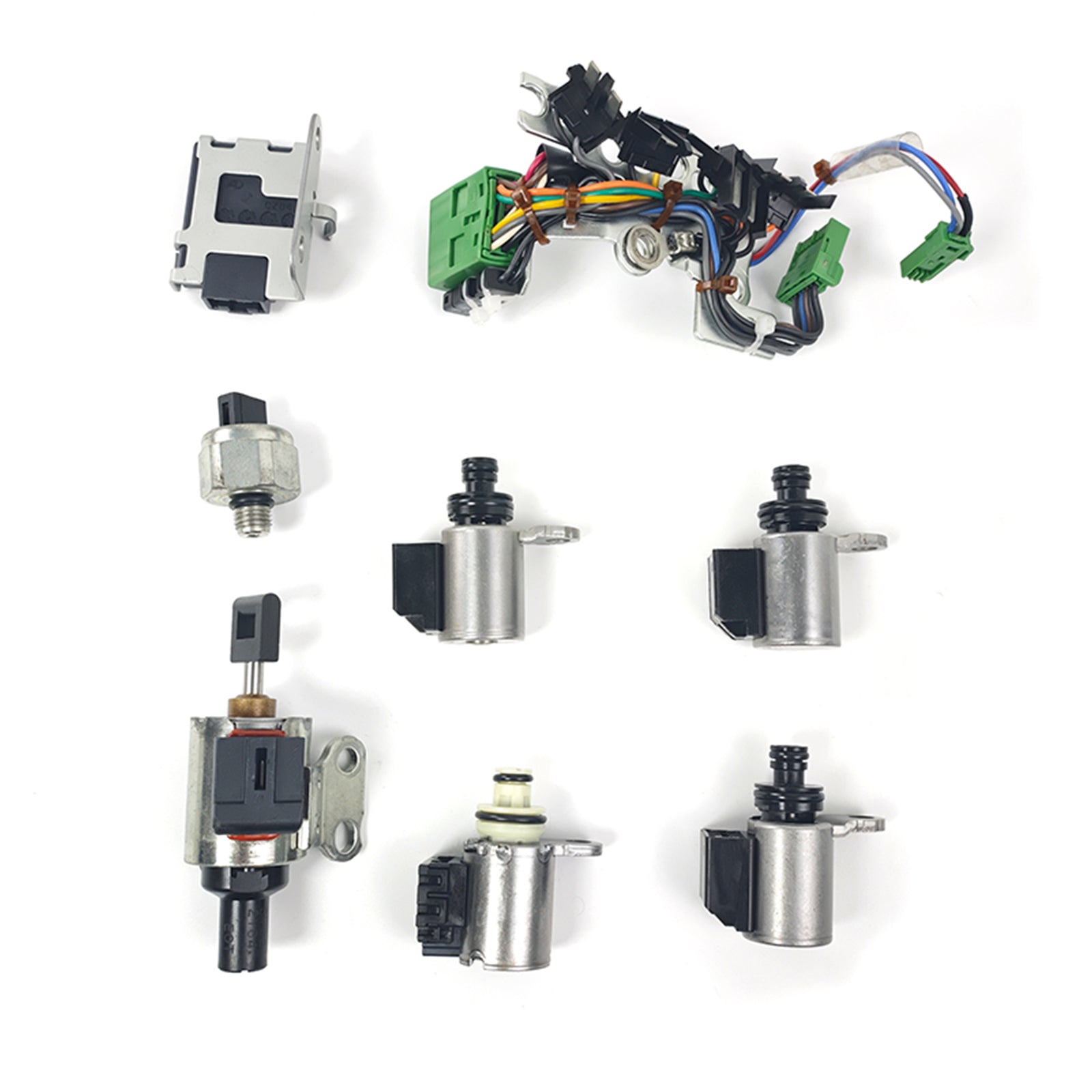 2007–2013 Altima – L4 2,5L – CVT FWD (RE0F10A) Transmissiemagneetklepset JF011 Eén sensor