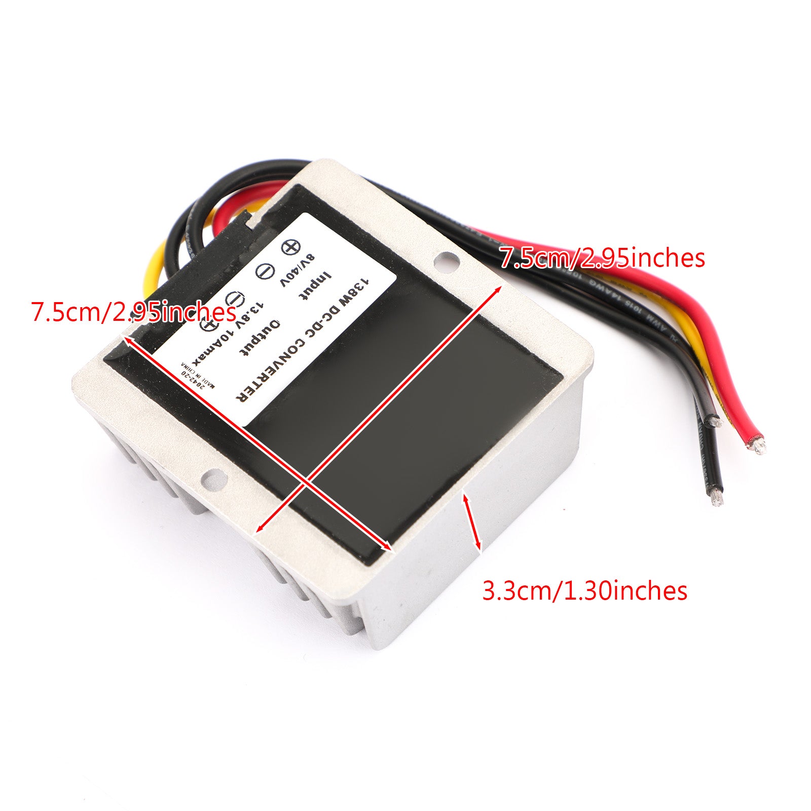 Areyourshop DC 9V-36V til 13,8V 10A 138W Step Up/Down Power Regulator Converter Module