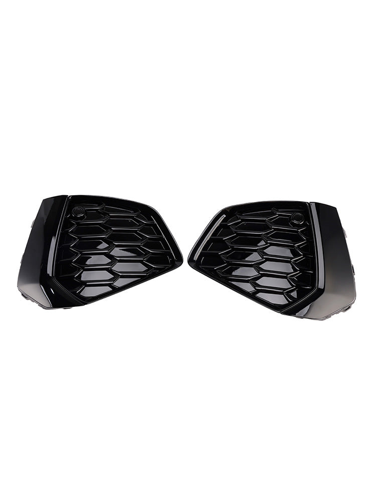 2021-2023 Audi A3 S-line Black Front Honeycomb Fog Light Grille Cover